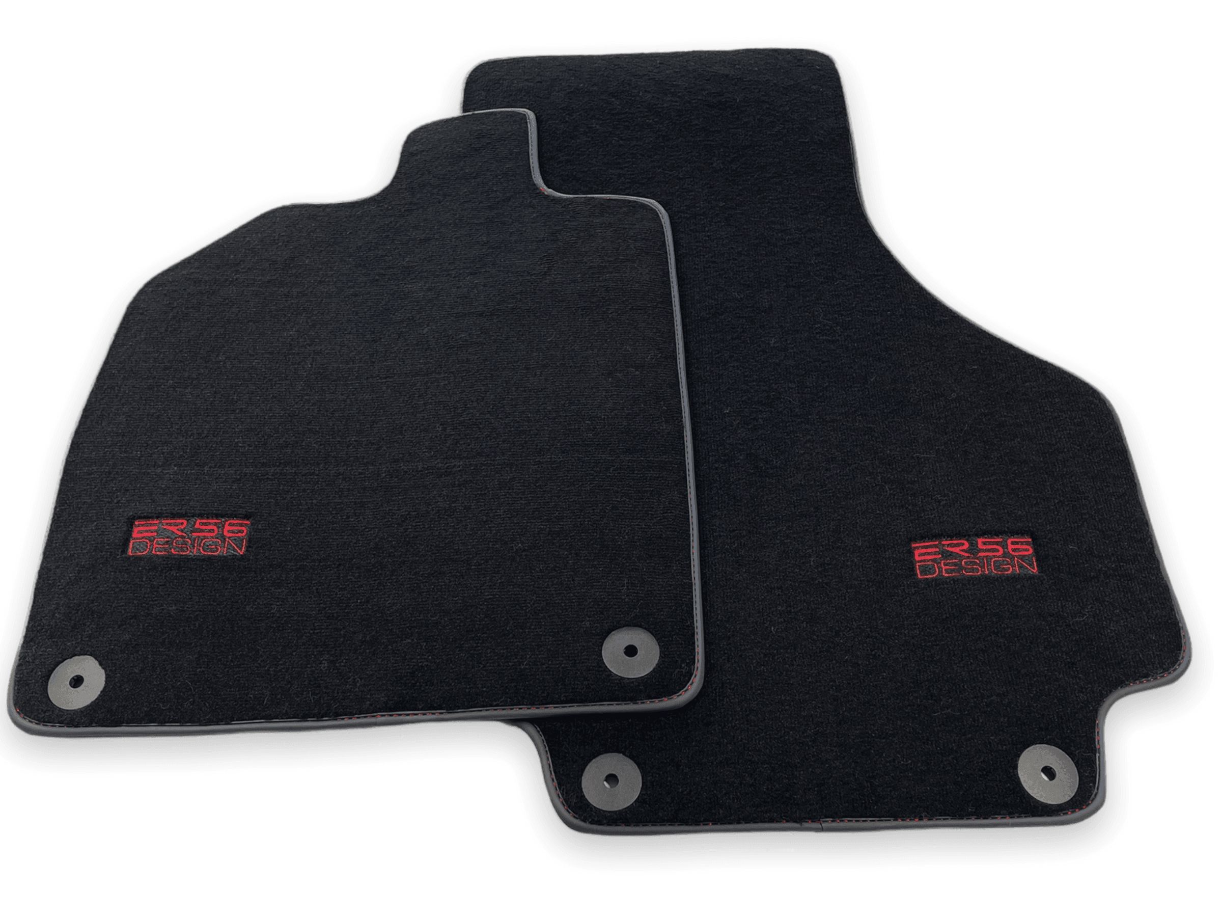 Black Floor Mats For Audi R8 2015-2023 ER56 Design - AutoWin