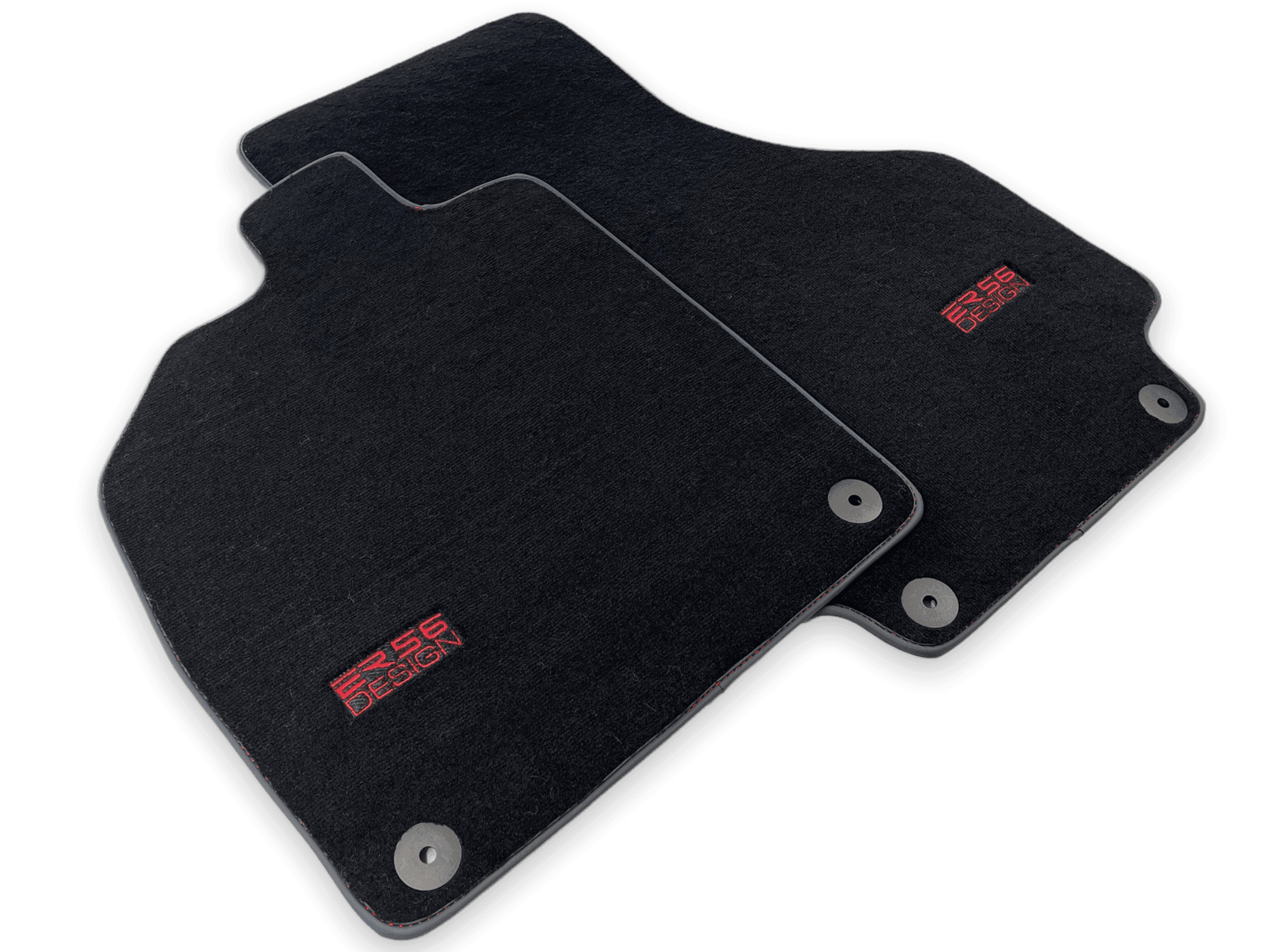 Black Floor Mats For Audi R8 2015-2023 ER56 Design - AutoWin