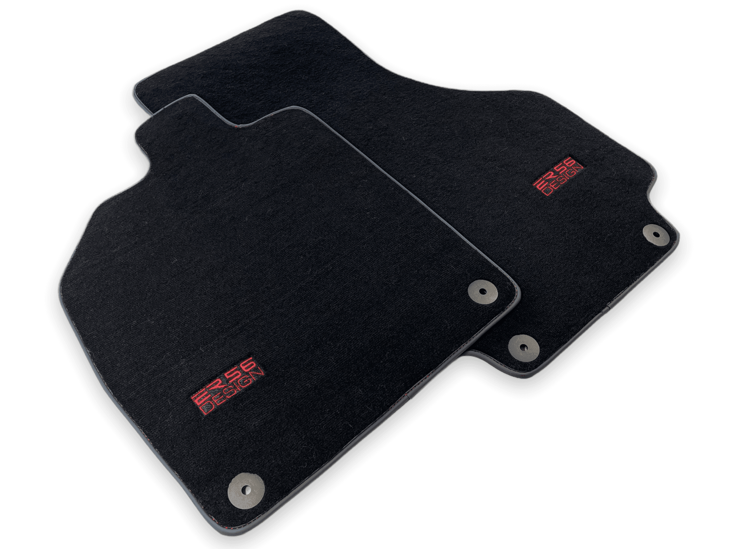 Black Floor Mats For Audi R8 2015-2023 ER56 Design - AutoWin