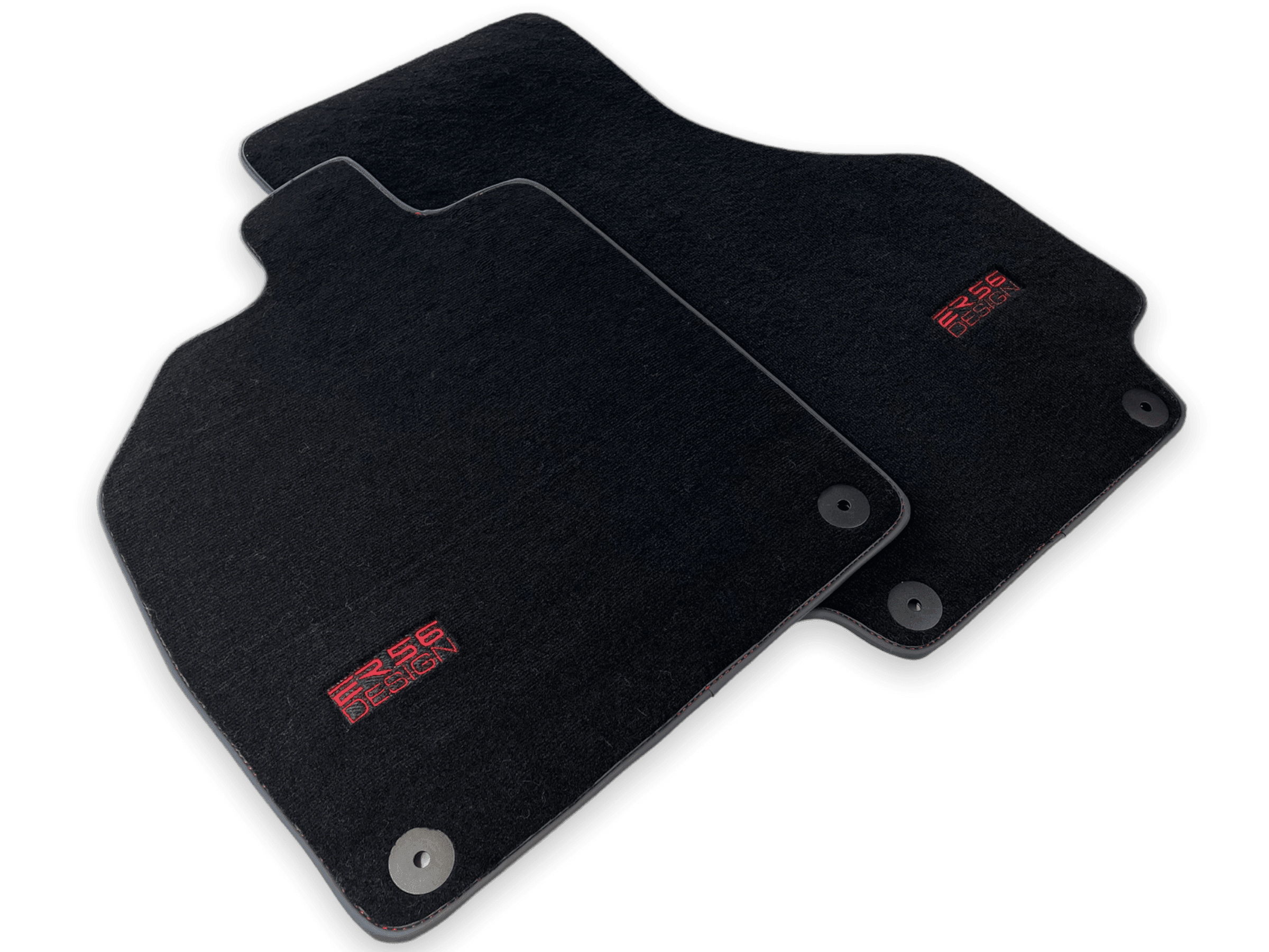 Black Floor Mats For Audi R8 2015-2023 ER56 Design - AutoWin