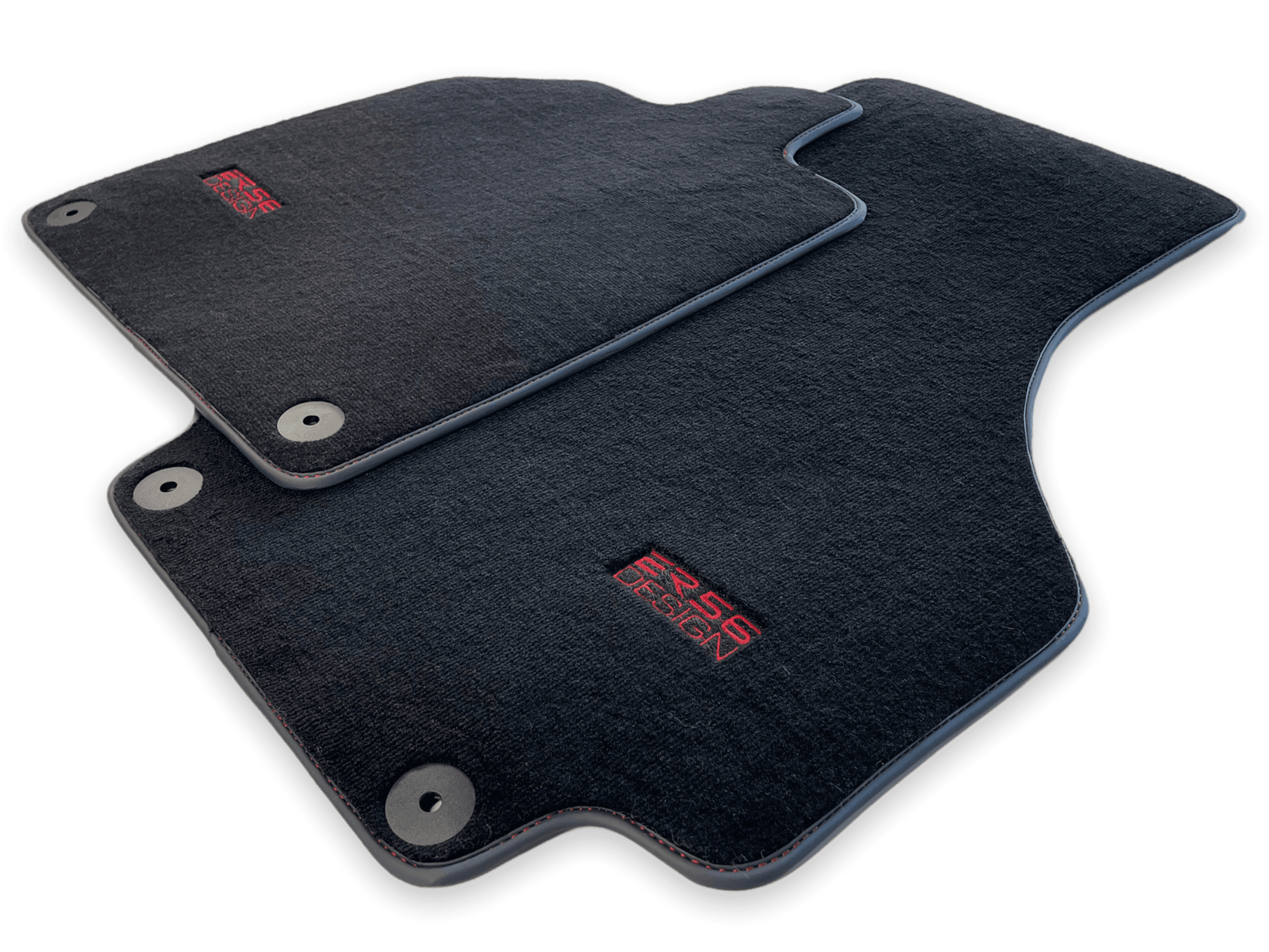 Black Floor Mats For Audi R8 2015-2023 ER56 Design - AutoWin