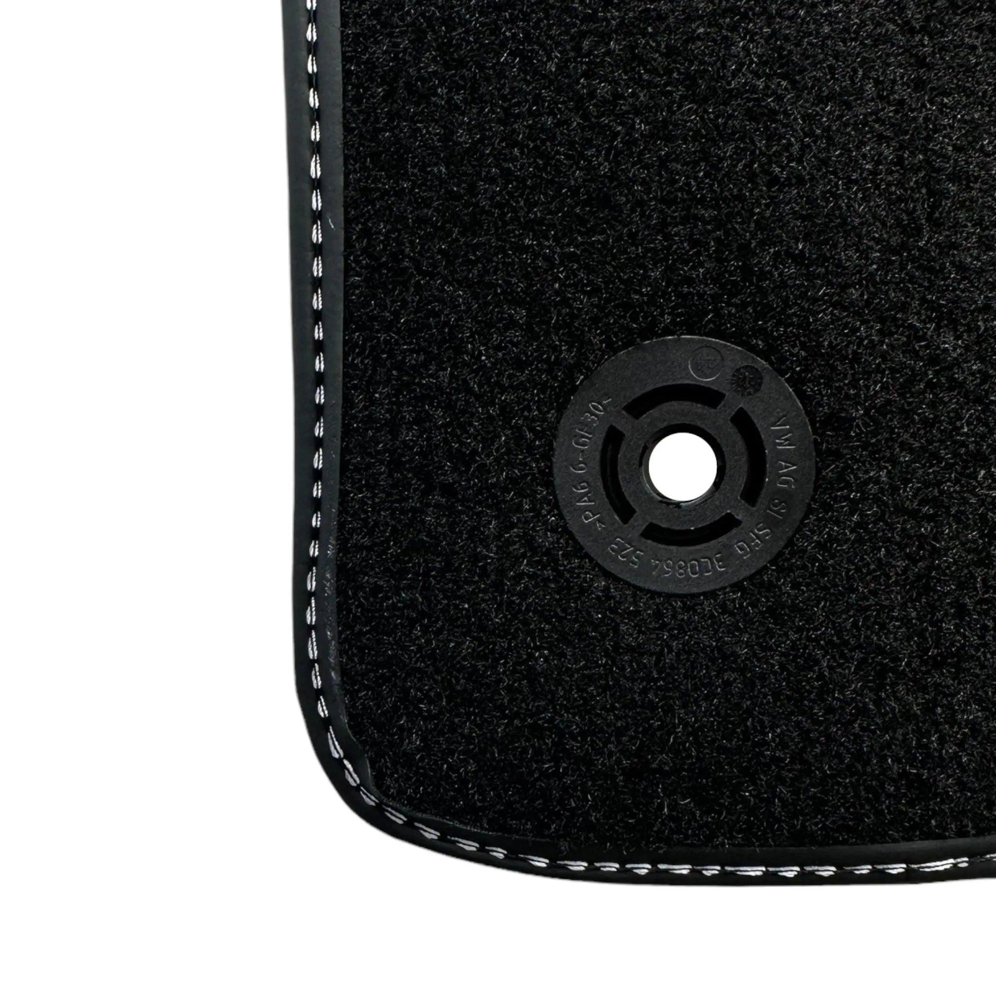 Black Floor Mats For Bentley Continental GT (2018–2023) Speed with Leather - AutoWin