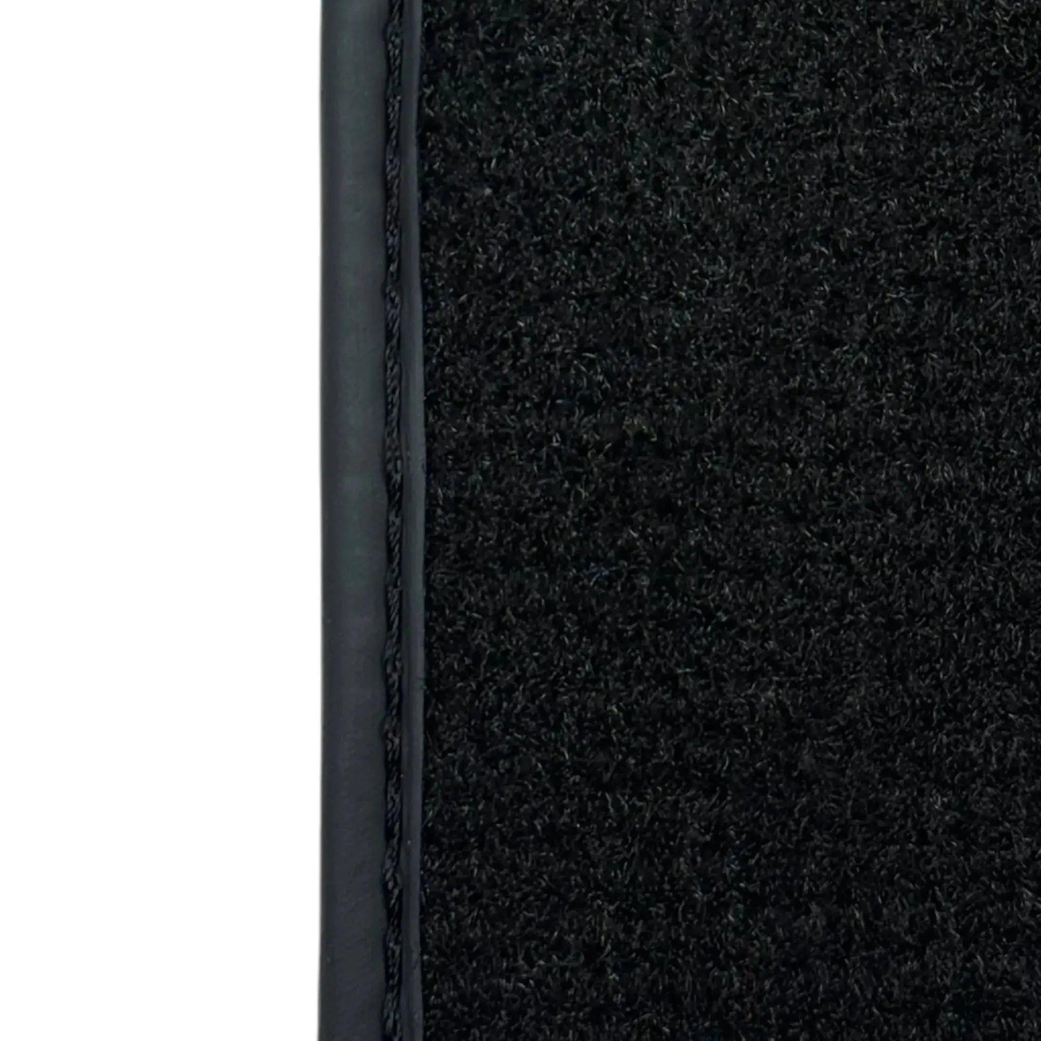 Black Floor Mats for Bentley Continental GTC (2011–2018) with Leather | ER56 Design - AutoWin