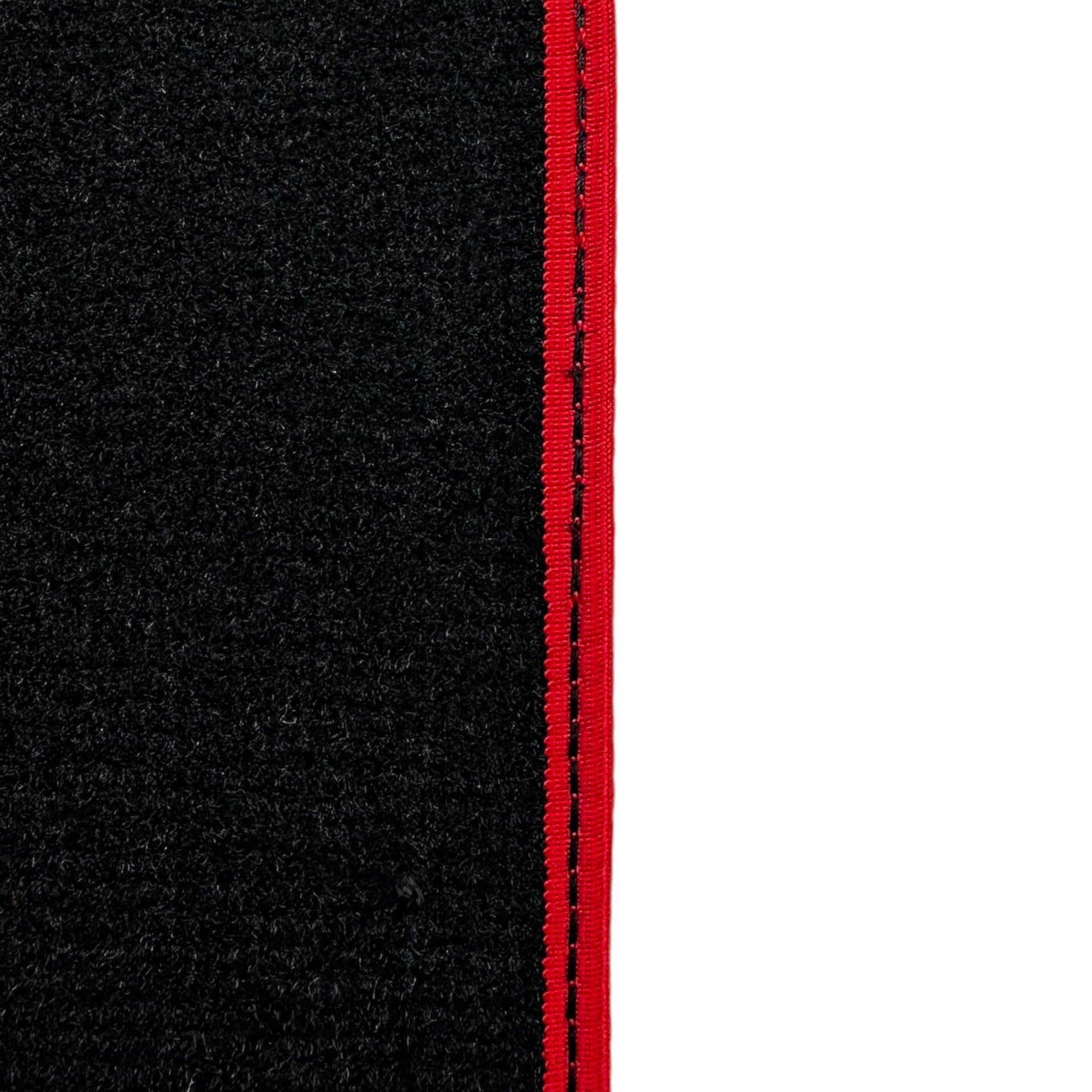 Black Floor Mats For BMW 4 Series F33 With Red Trim - AutoWin