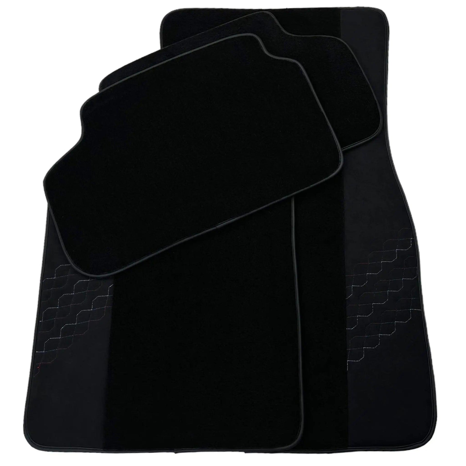 Black Floor Mats for BMW 2 Series F74 Gran Coupe (2025-2026) with Alcantara Leather - AutoWin