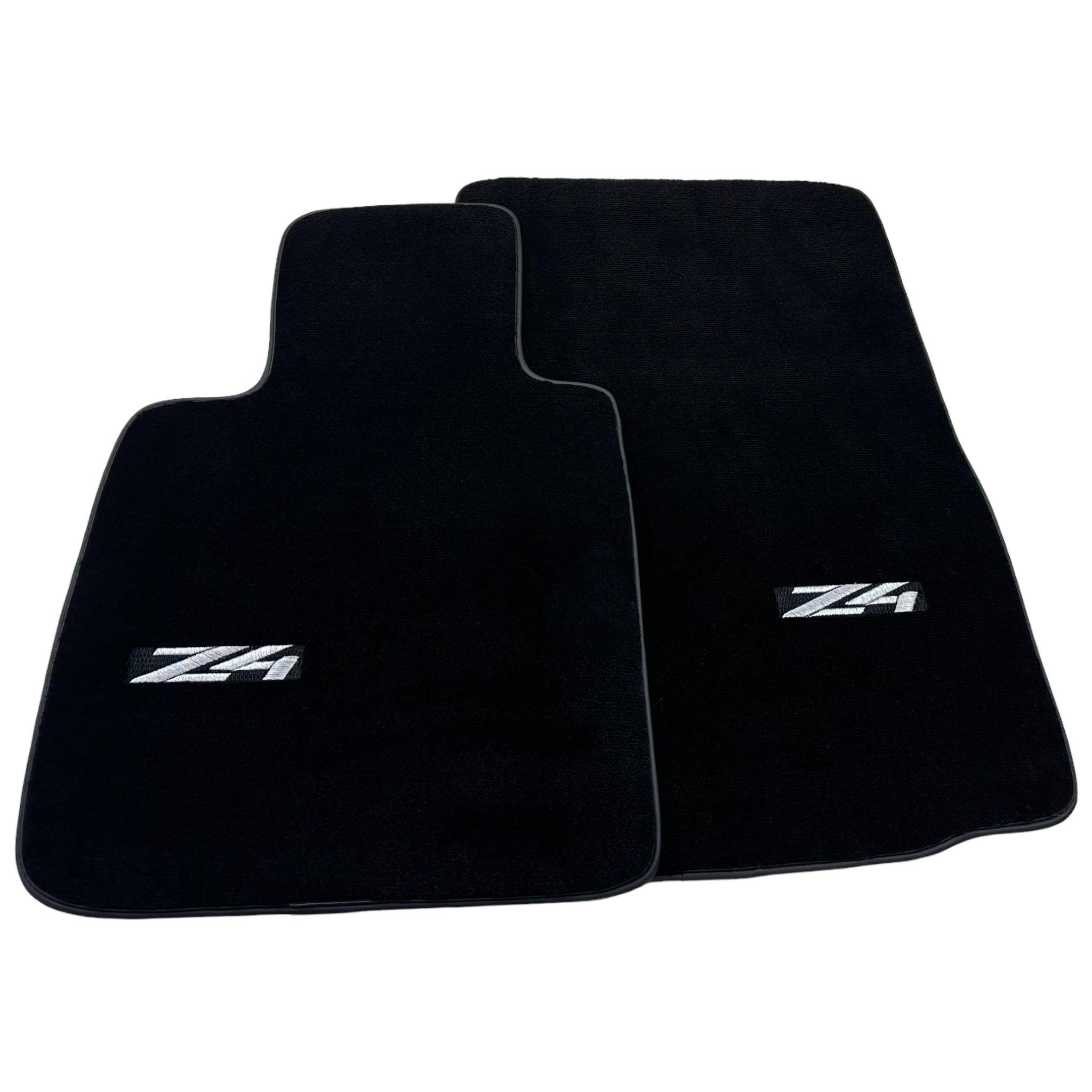 Black Floor Mats For BMW Z4 Series E85 Convertible (2003-2008) - AutoWin