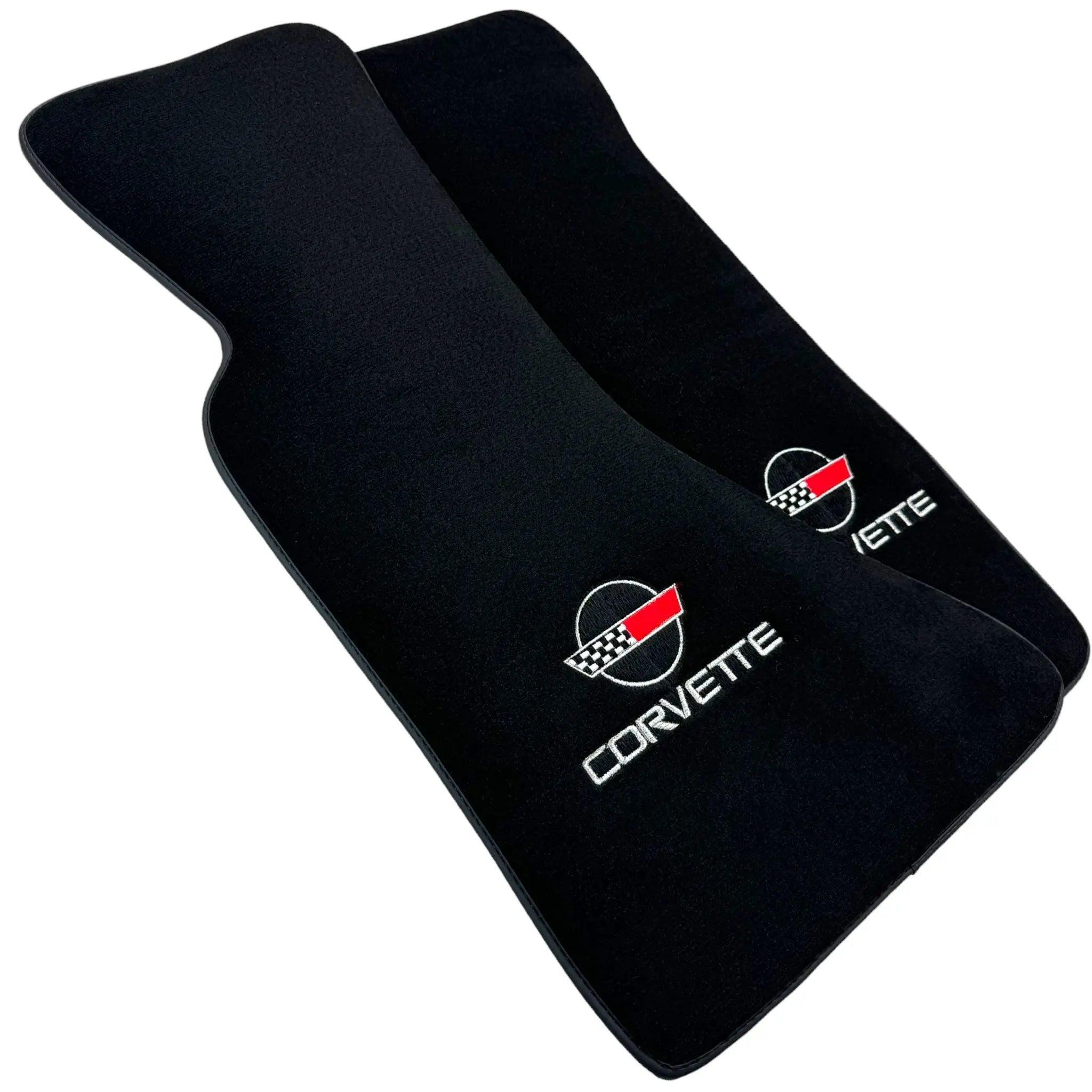 Black Floor Mats for Chevrolet Corvette C4 (1984-1996) - AutoWin