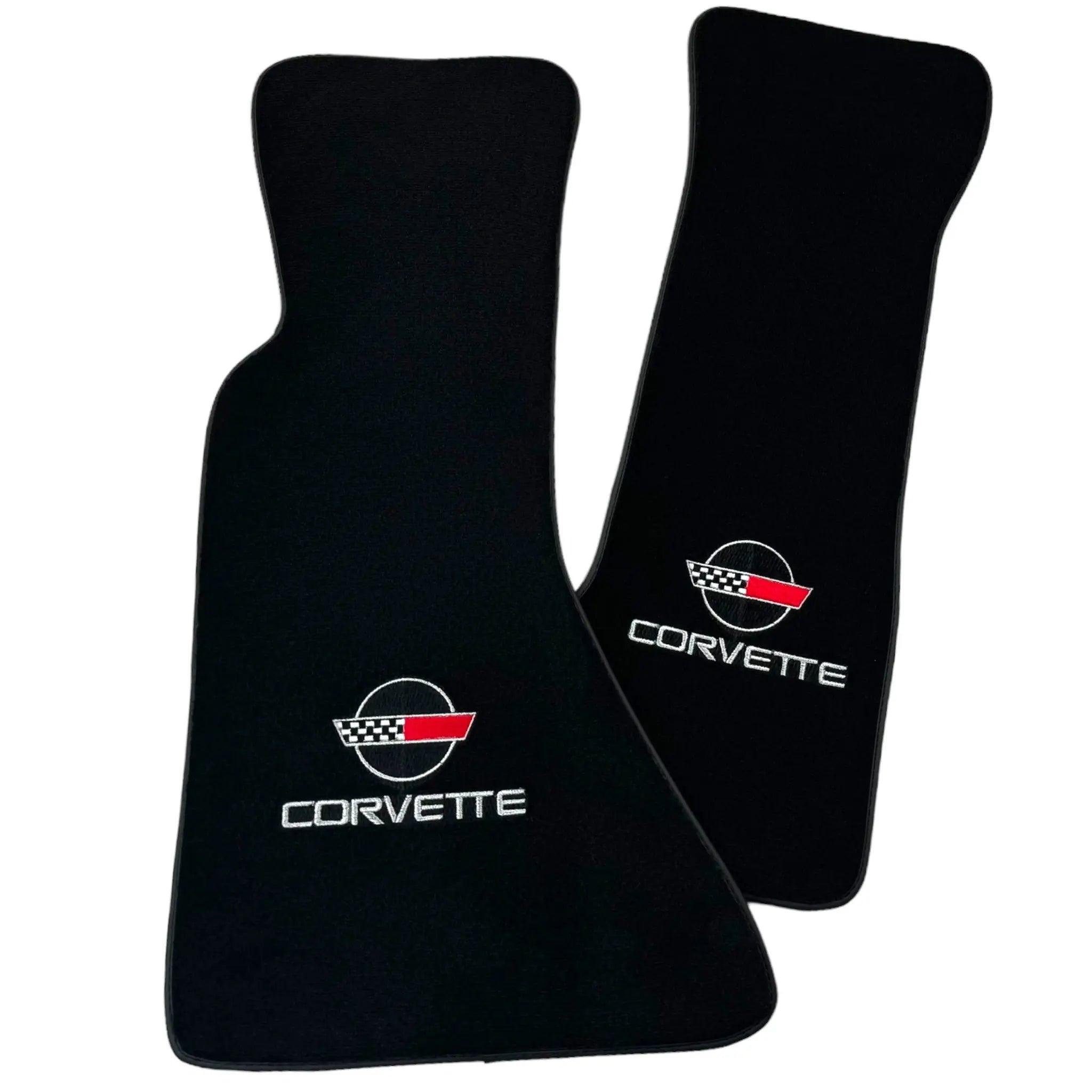 Black Floor Mats for Chevrolet Corvette C4 (1984-1996) - AutoWin