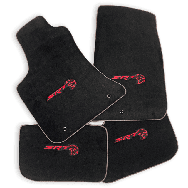 Black Floor Mats For Dodge Charger SRT 2015-2024 - AutoWin