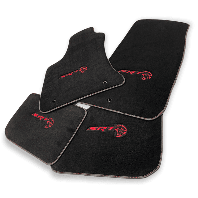 Black Floor Mats For Dodge Charger SRT 2015-2024 - AutoWin