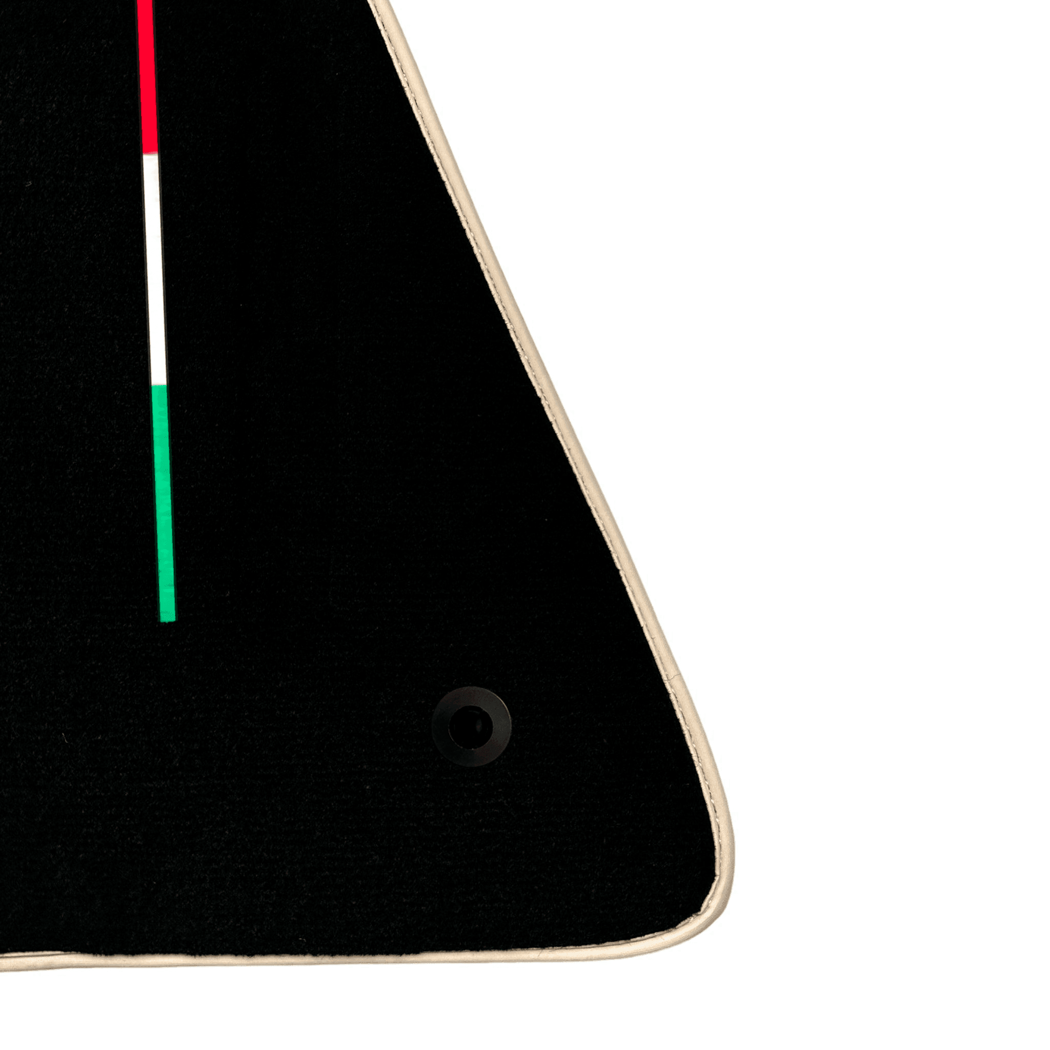 Black Floor Mats for Ferrari SF90 Stradale (2019-2024) with Beige Trim - AutoWin