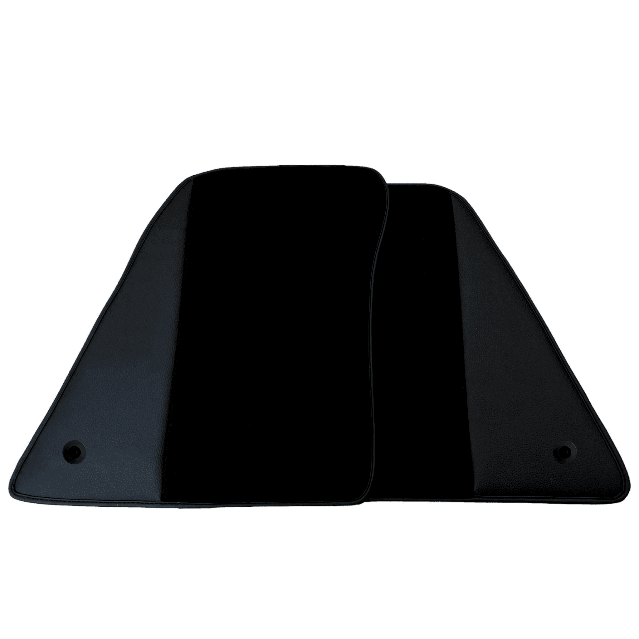 Black Floor Mats for Ferrari 296 GTS (2022-2024) with Leather - AutoWin