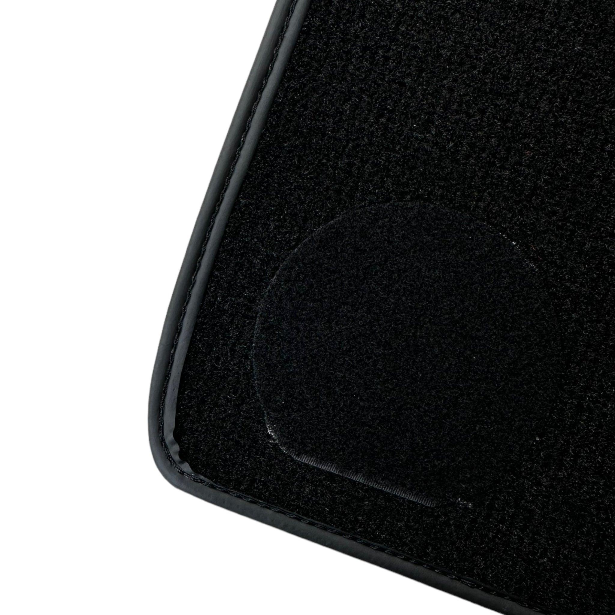 Black Floor Mats for Ferrari 296 GTB (2022-2024) with Leather - AutoWin