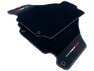 Black Floor Mats For Ferrari 360 Modena 1999-2005 With Alcantara Leather - AutoWin