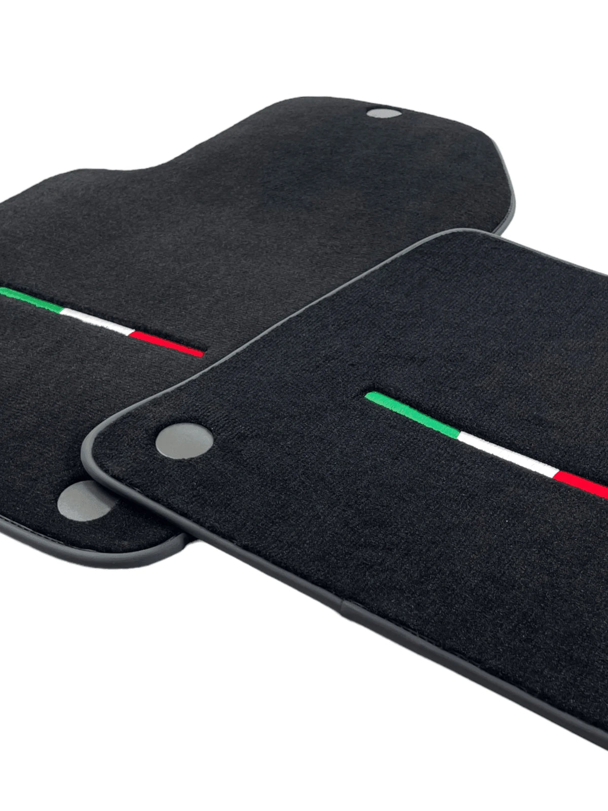 Black Floor Mats For Ferrari 612 Scaglietti 2005-2011 Italian Edition - AutoWin
