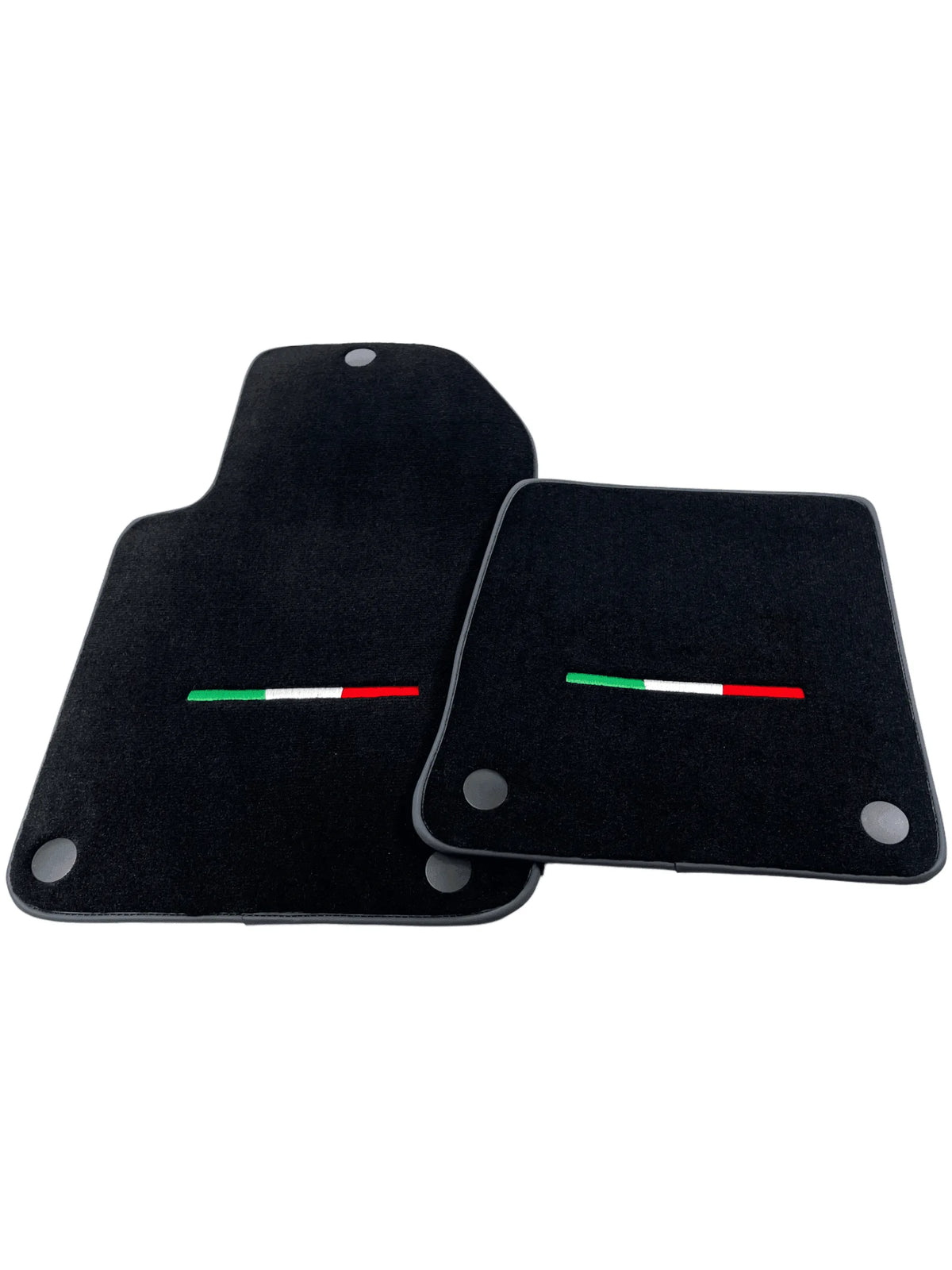 Black Floor Mats For Ferrari 612 Scaglietti 2005-2011 Italian Edition - AutoWin
