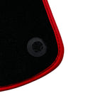 Black Floor Mats for Ferrari Portofino (2018-2023) Italian Edition with Red Trim - AutoWin