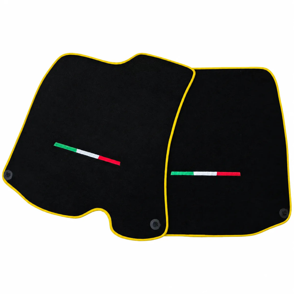 Black Floor Mats For Ferrari Roma (2021-2027) Italian Edition