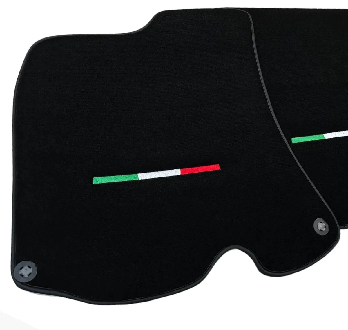 Black Floor Mats For Ferrari Roma (2021-2027) Italian Edition