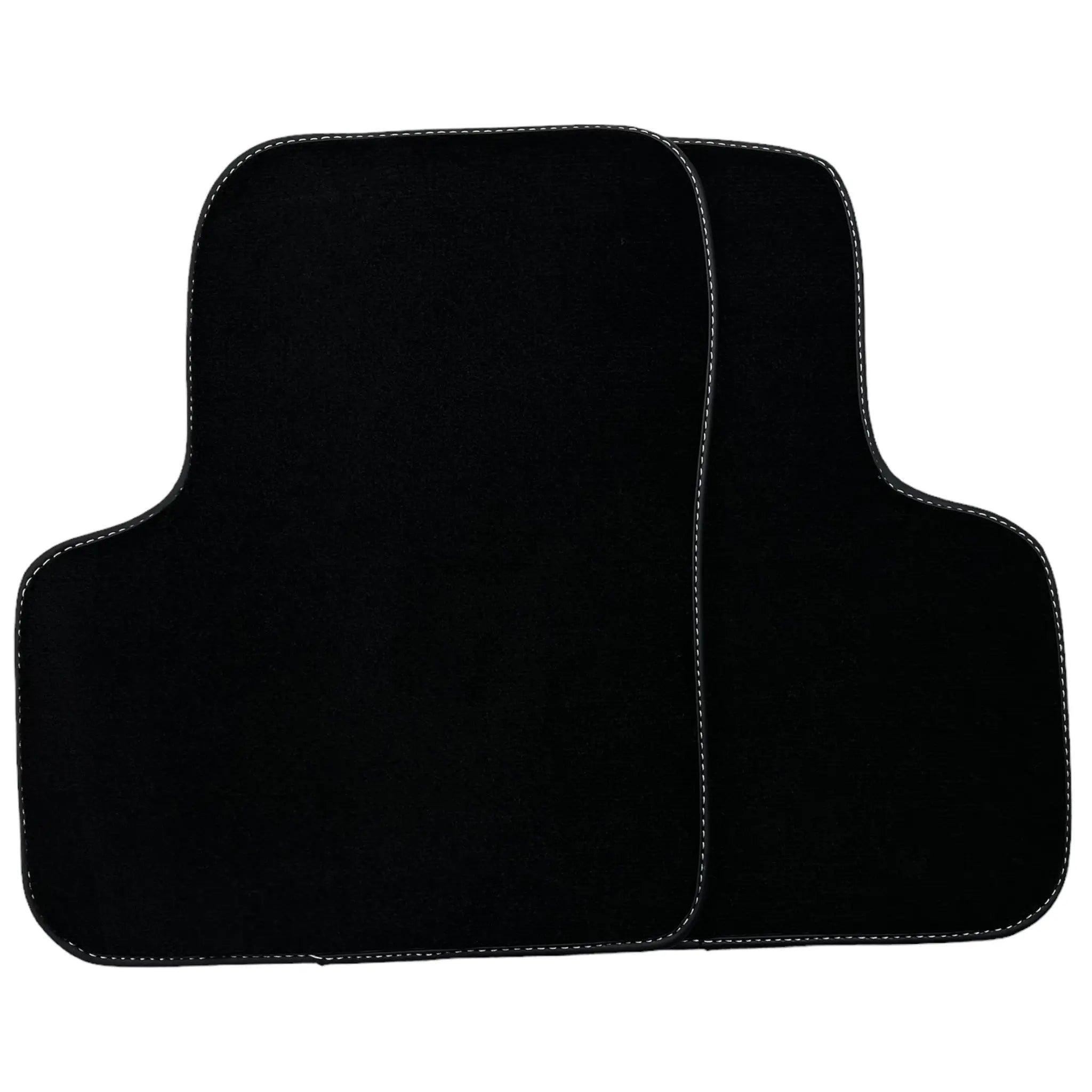 Black Floor Mats for Fiat 500 (2008-2013) | Black Trim - AutoWin