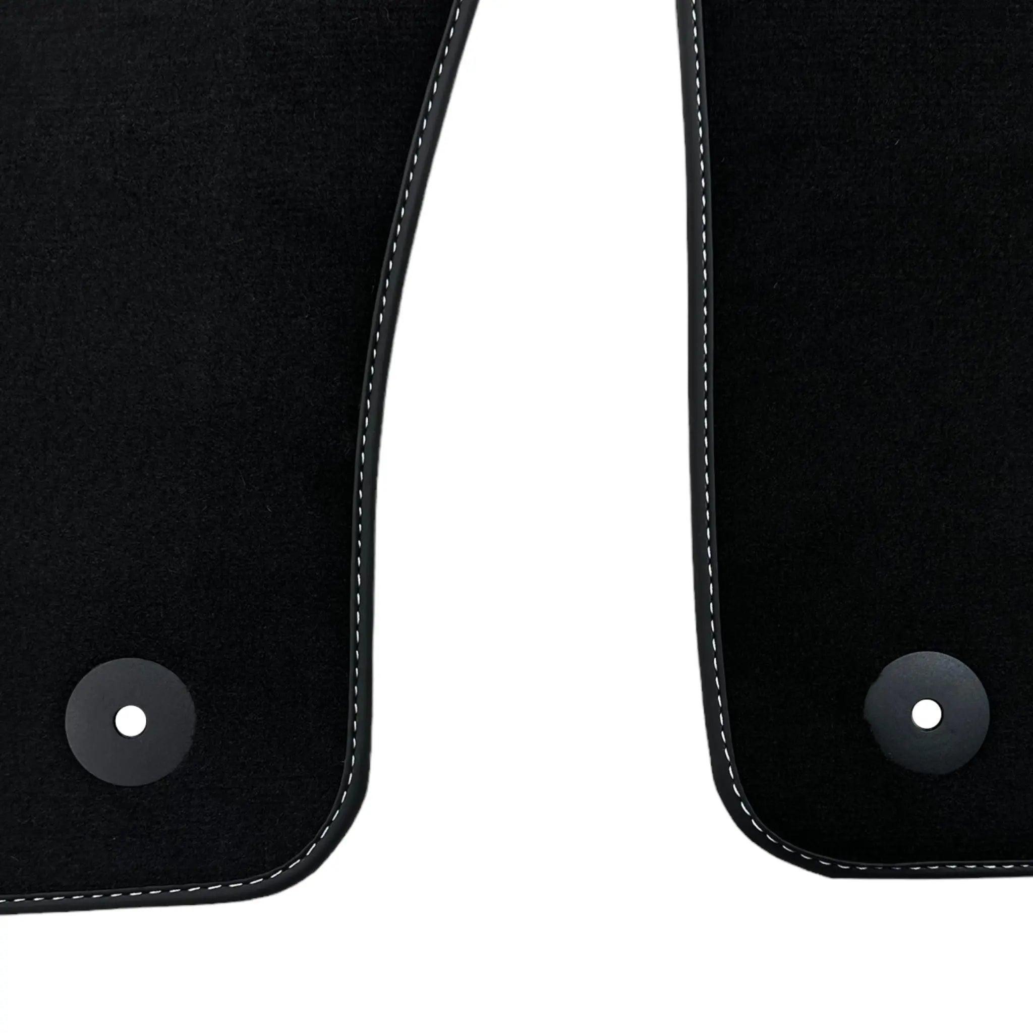 Black Floor Mats for Fiat 500 (2008-2013) | Black Trim - AutoWin