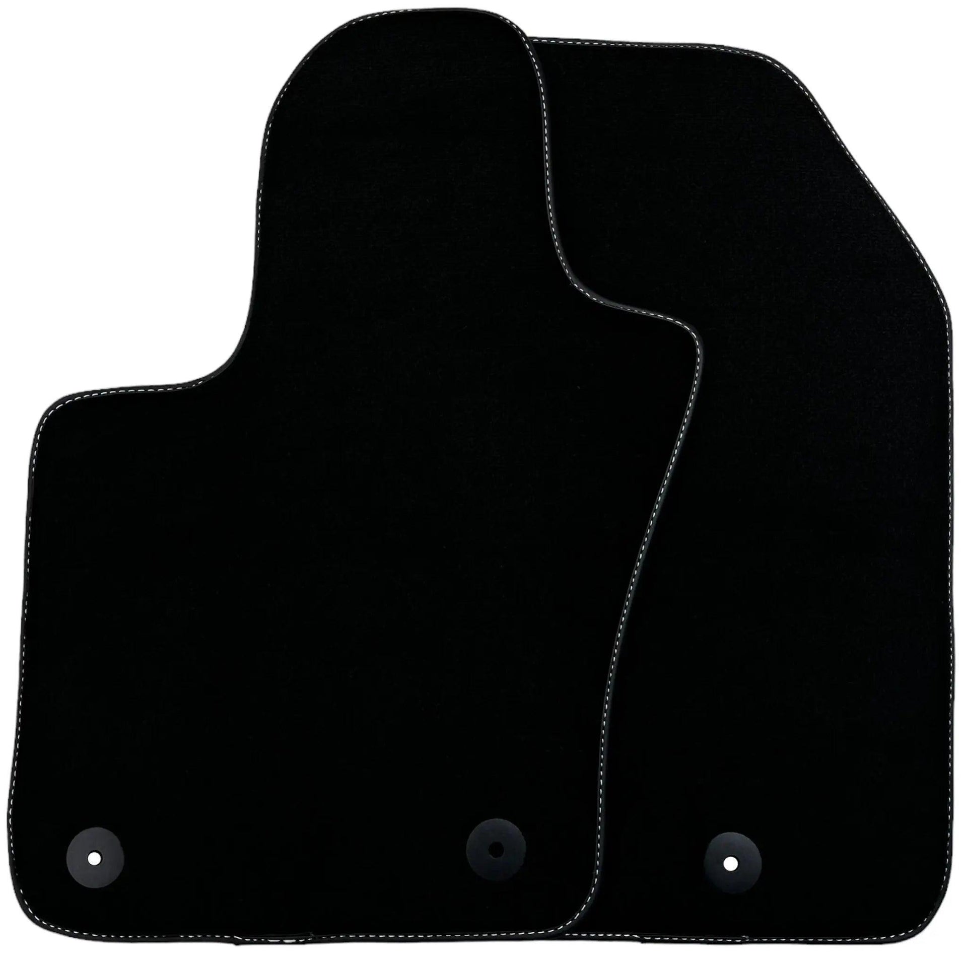 Black Floor Mats for Fiat 500 (2008-2013) | Black Trim - AutoWin