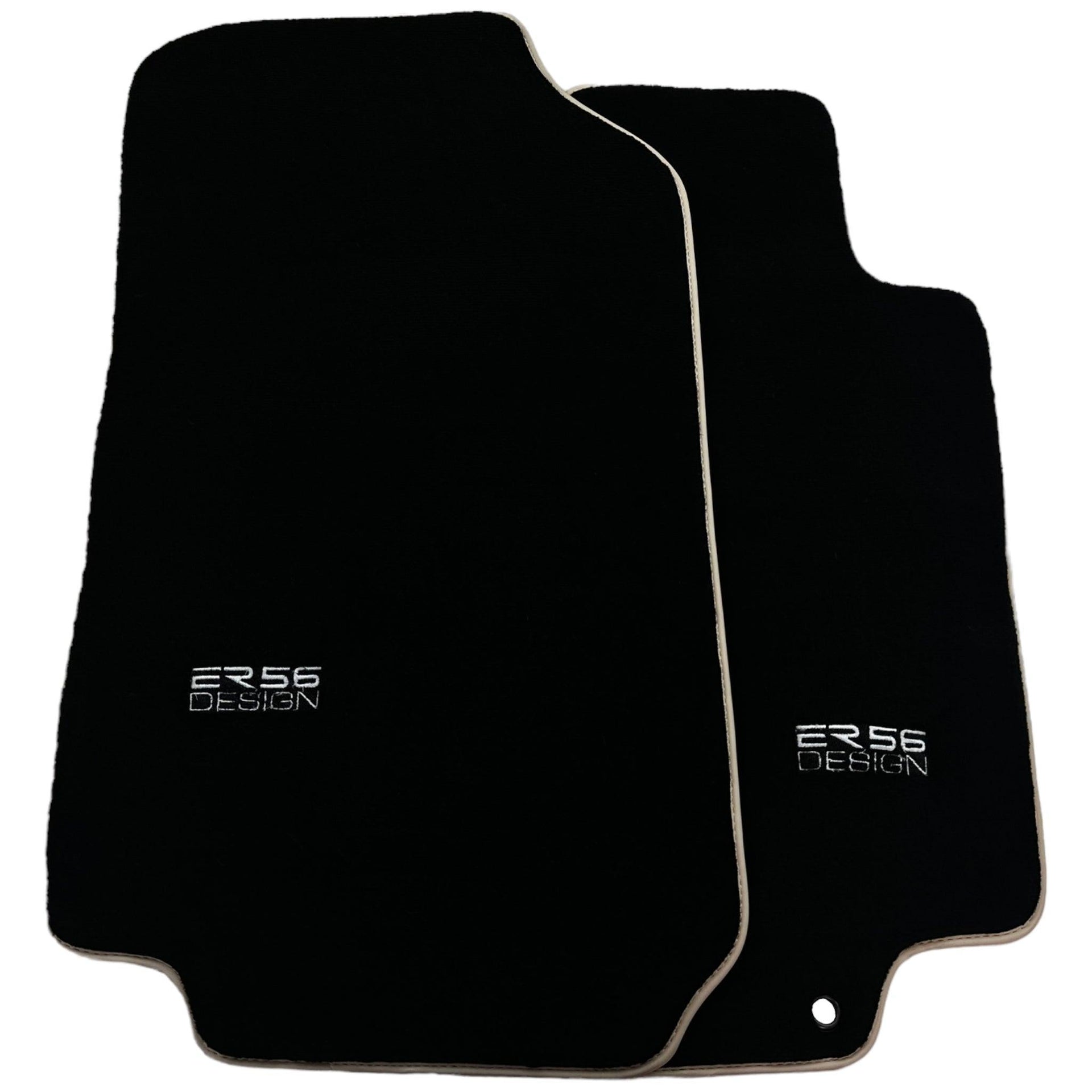 Black Floor Mats For Honda Accord (2002-2008) ER56 Design - AutoWin