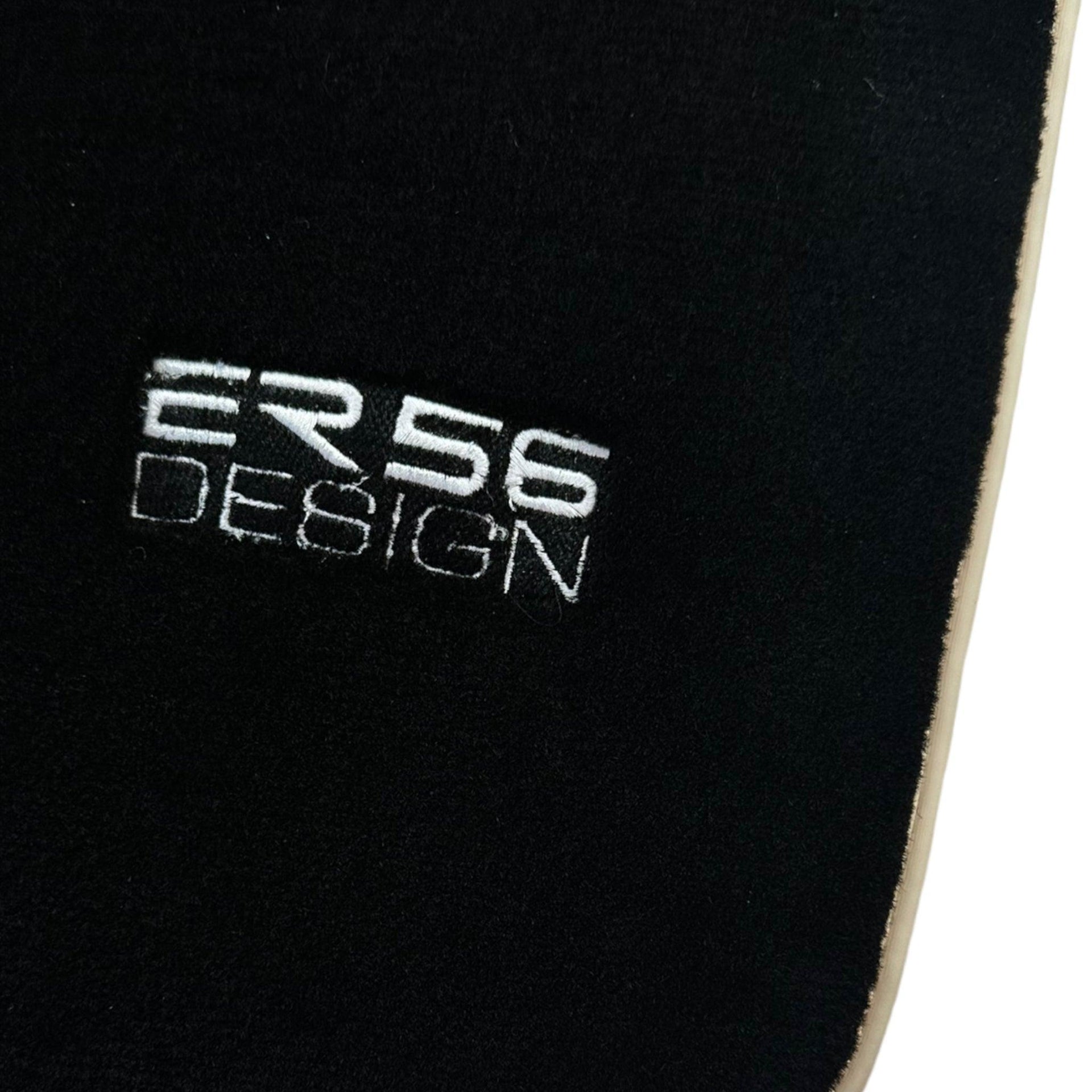 Black Floor Mats For Honda Accord (2002-2008) ER56 Design - AutoWin