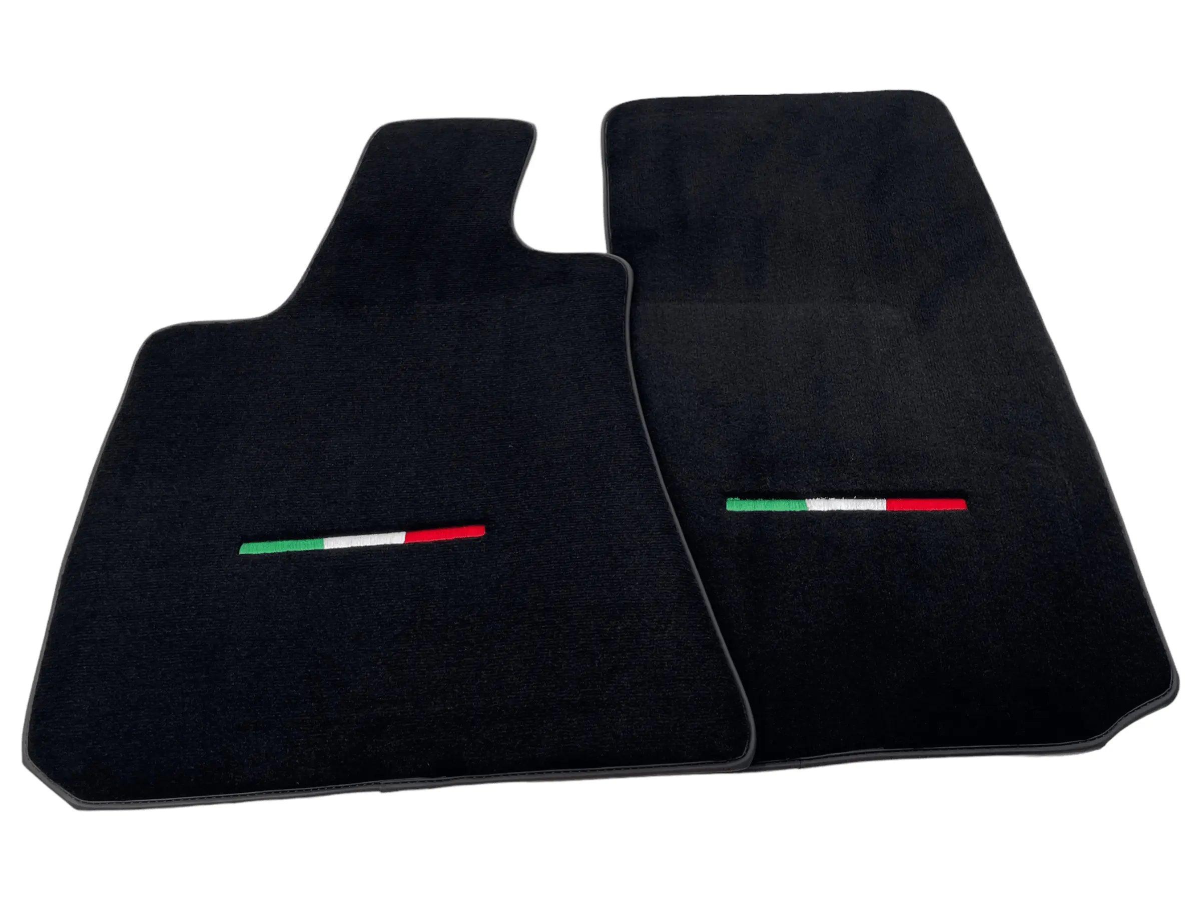 Black Floor Mats For Maserati Ghibli 2013-2022 Italy Edition - AutoWin