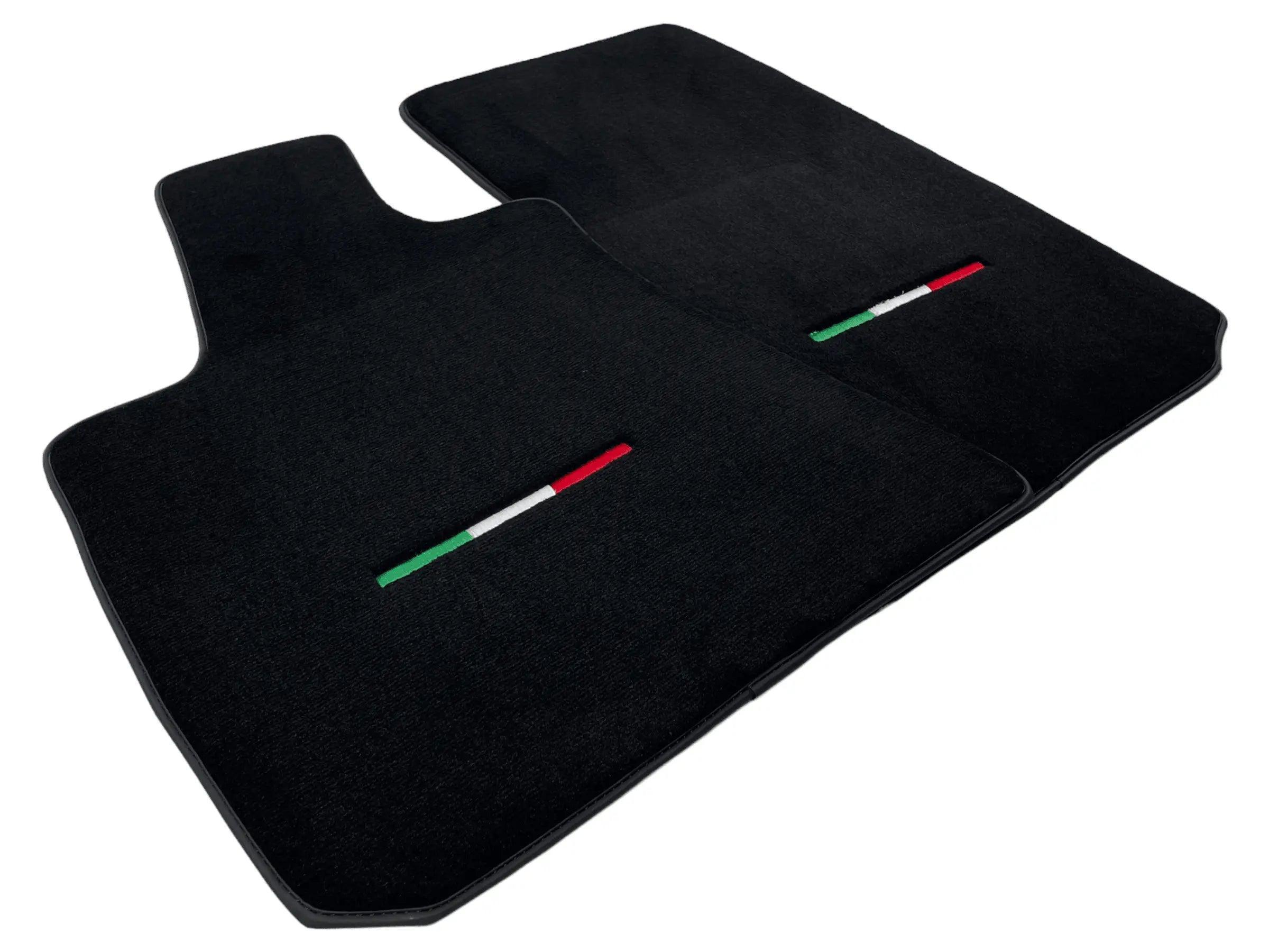 Black Floor Mats For Maserati Ghibli 2013-2022 Italy Edition - AutoWin