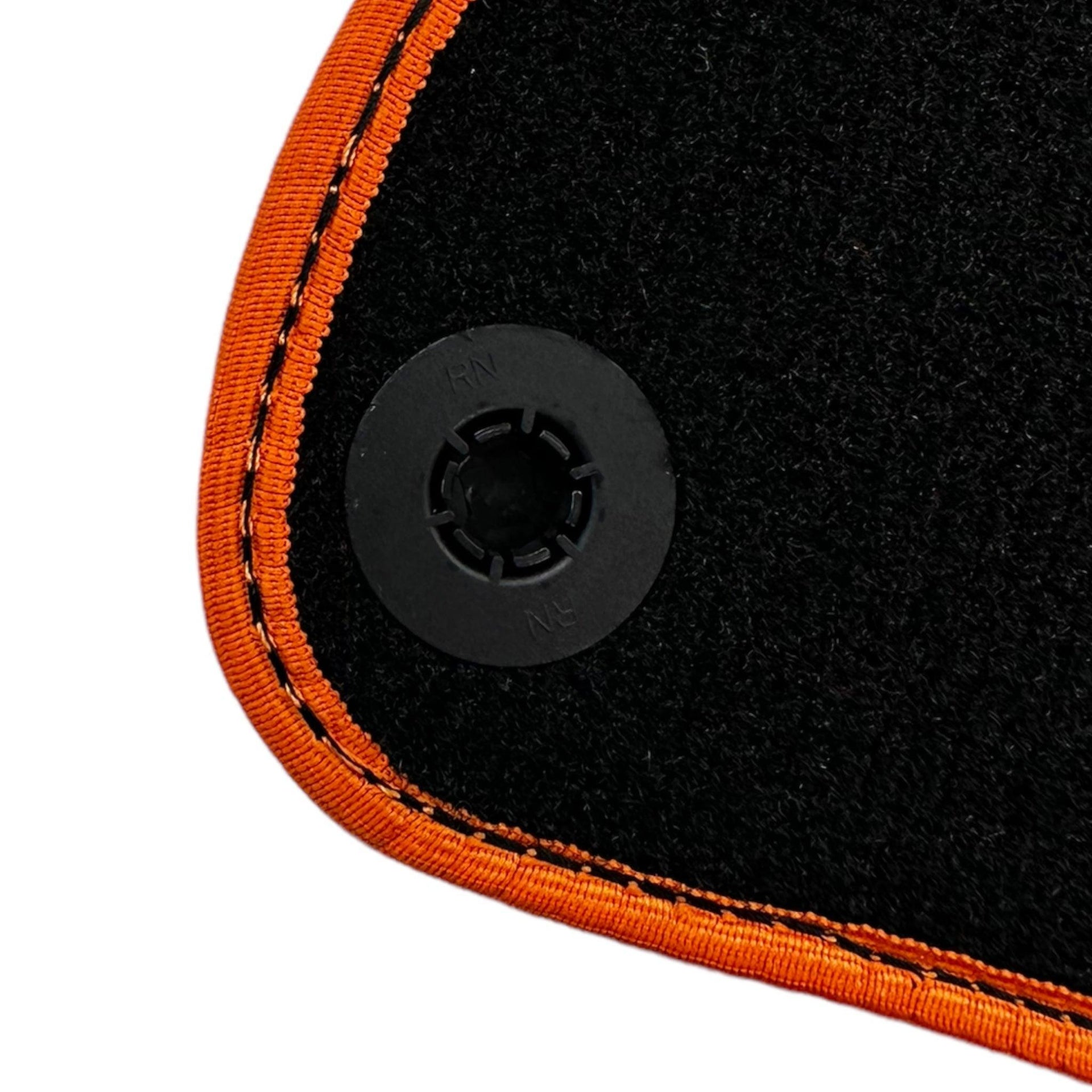 Black Floor Mats for McLaren 600 LT (2018-2020) With Alcantara Leather - AutoWin