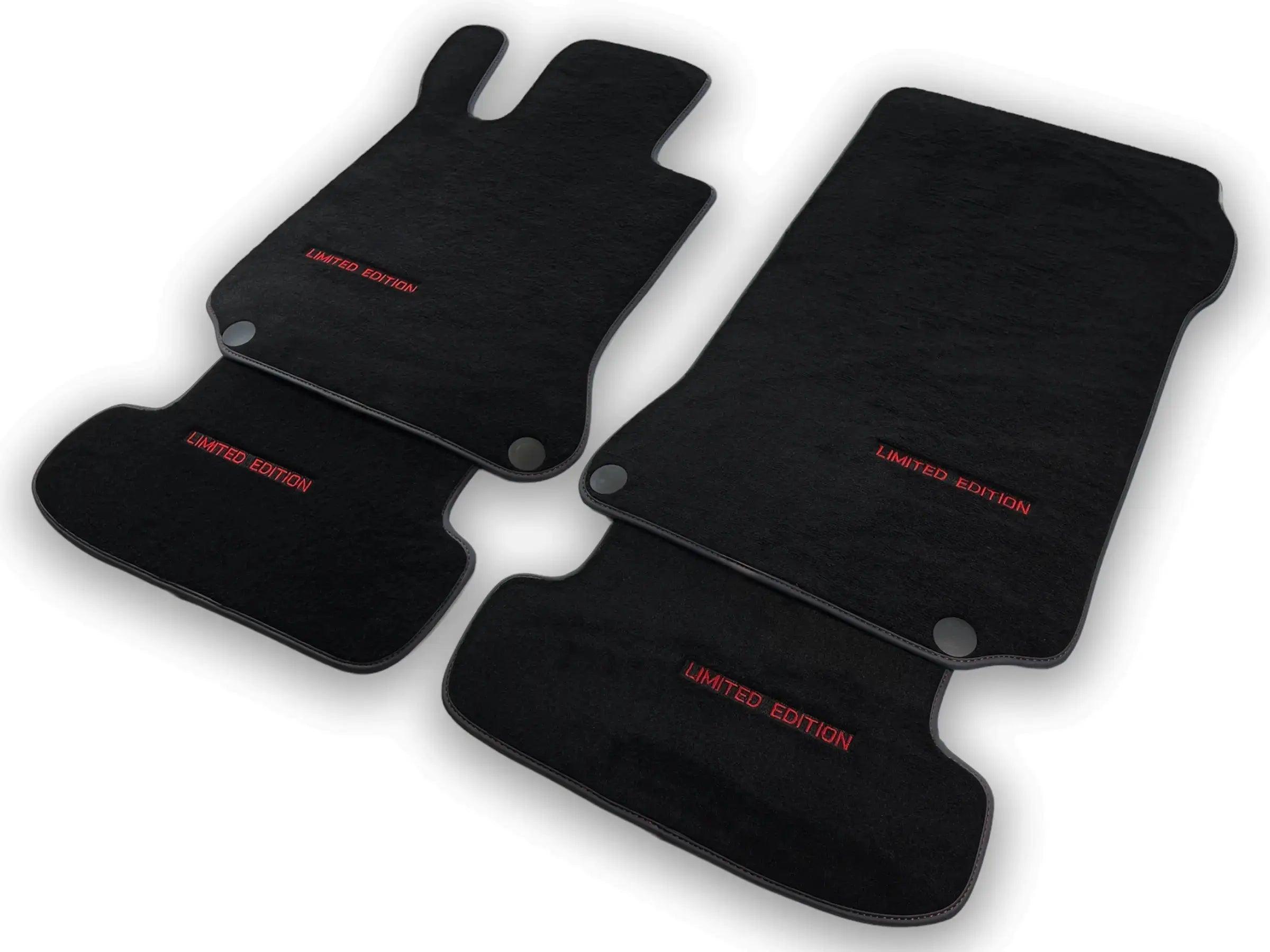 Black Floor Mats For Mercedes Benz E-Class S213 Estate (2020-2023) Hybrid | Limited Edition - AutoWin