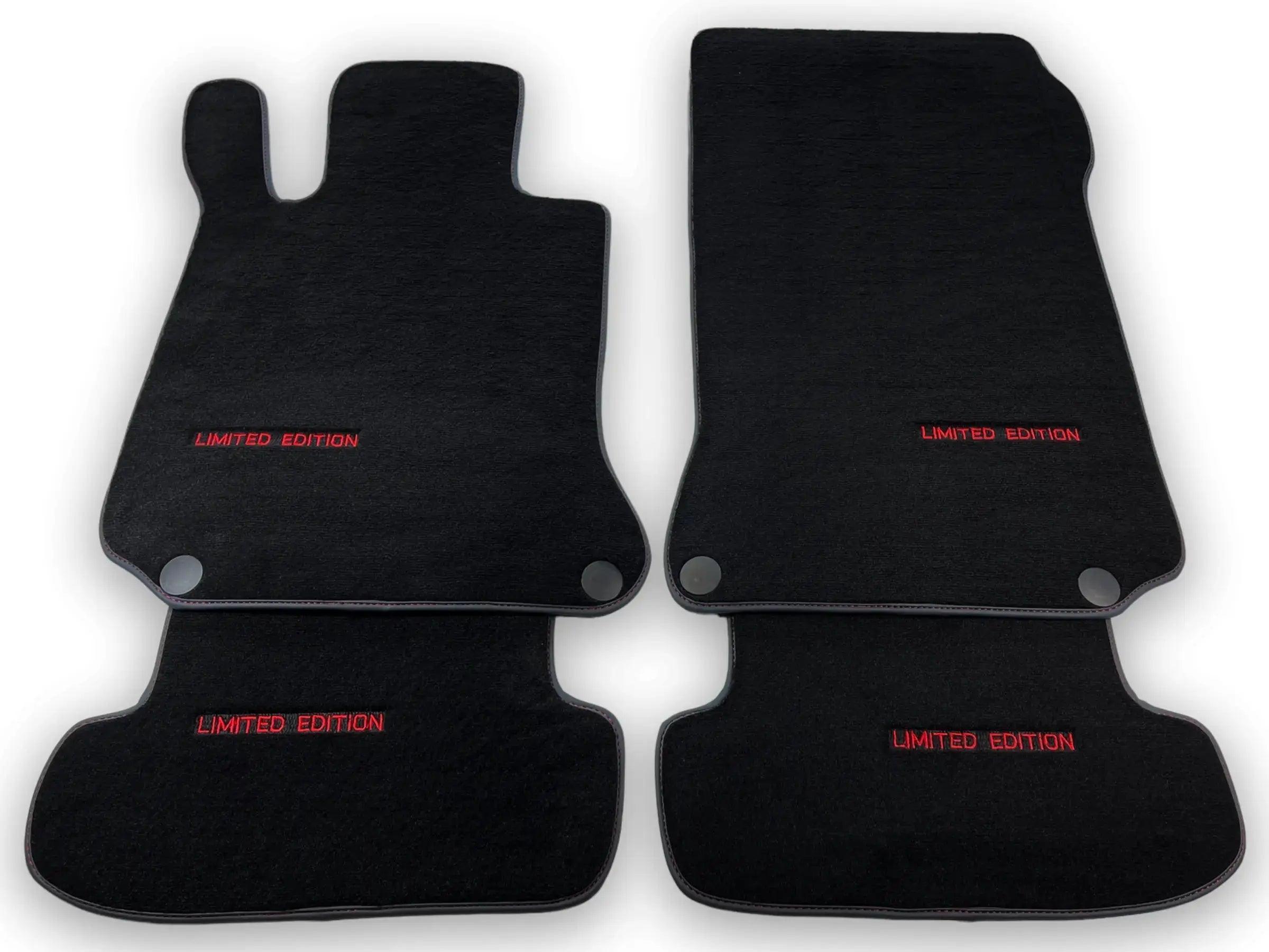Black Floor Mats For Mercedes Benz E-Class S213 Estate (2020-2023) Hybrid | Limited Edition - AutoWin