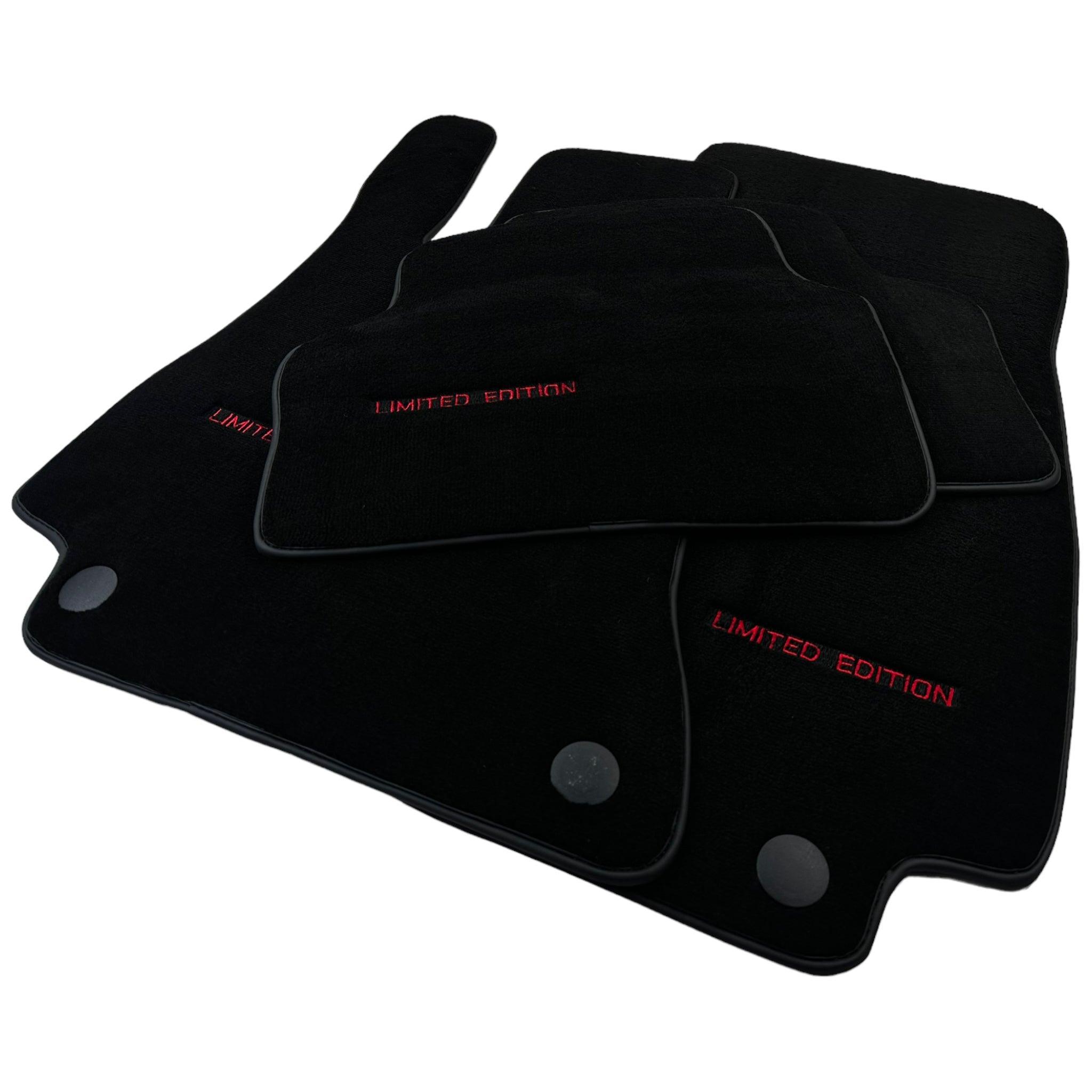 Black Floor Mats For Mercedes Benz E-Class W213 Sedan (2016-2020) | Limited Edition - AutoWin