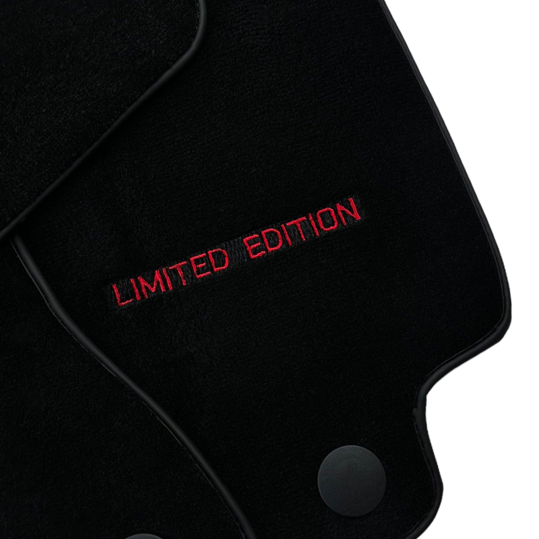 Black Floor Mats For Mercedes Benz E-Class W213 Sedan (2016-2020) | Limited Edition - AutoWin