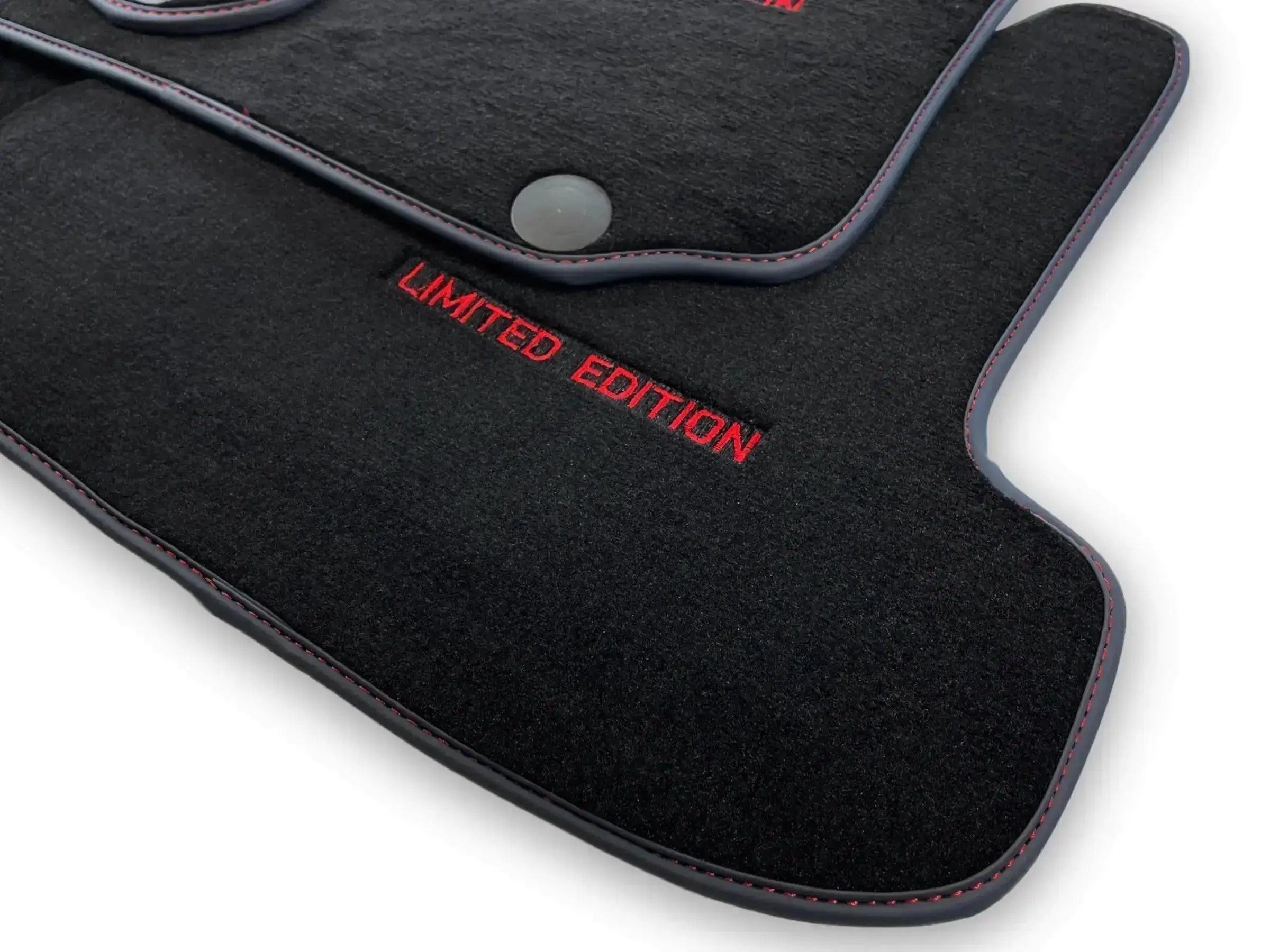 Black Floor Mats For Mercedes Benz EQS-Class X296 (2022-2023) | Limited Edition - AutoWin
