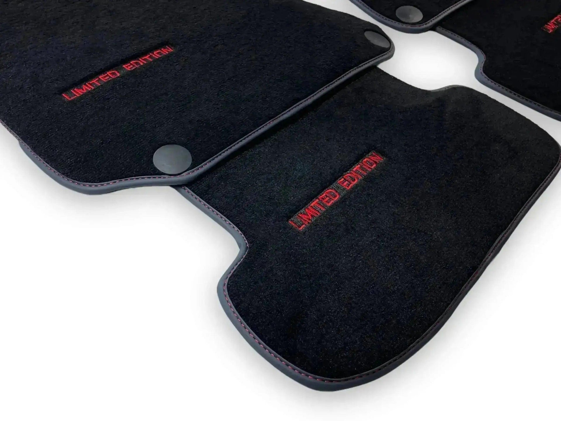 Black Floor Mats For Mercedes Benz GLC-Class X253 SUV (2015-2019) | Limited Edition - AutoWin