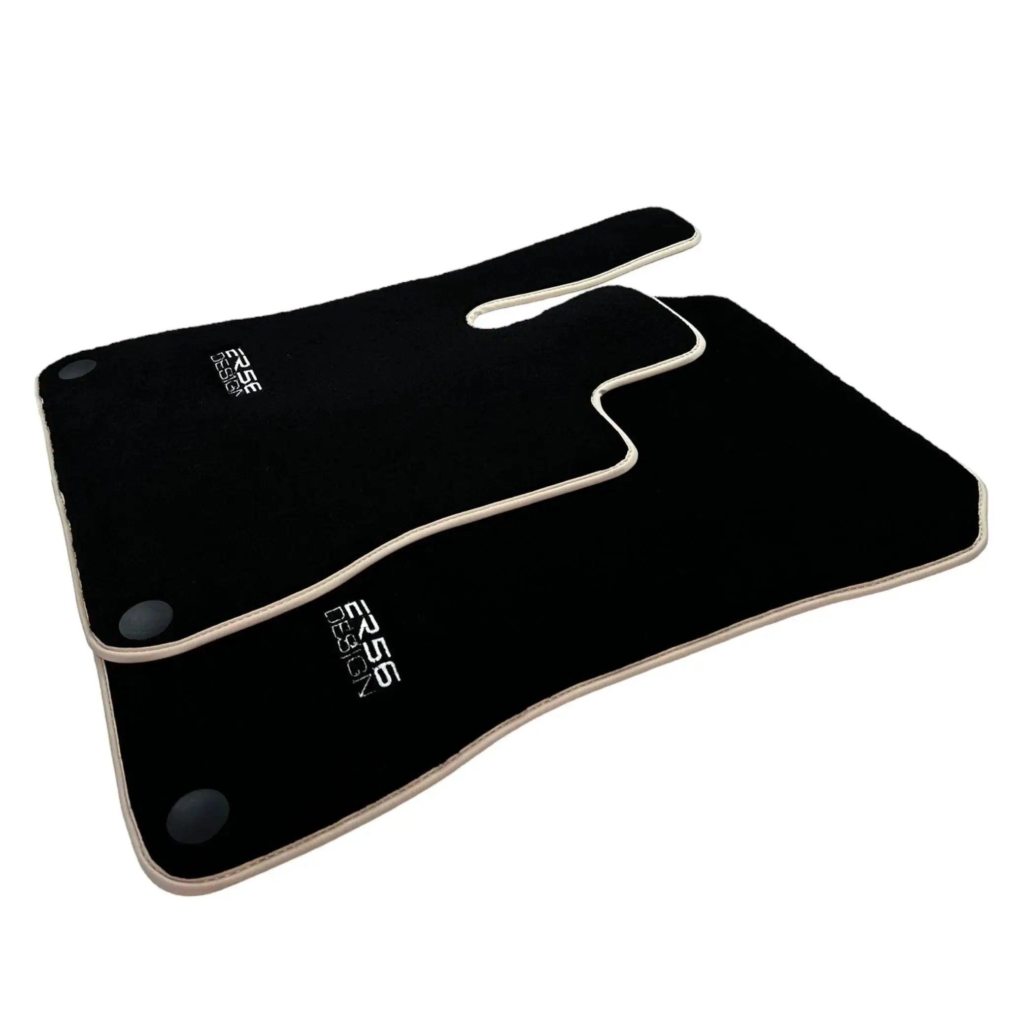 Black Floor Mats For Mercedes-Benz SLK-Class R170 (1998-2000) ER56 Design - AutoWin