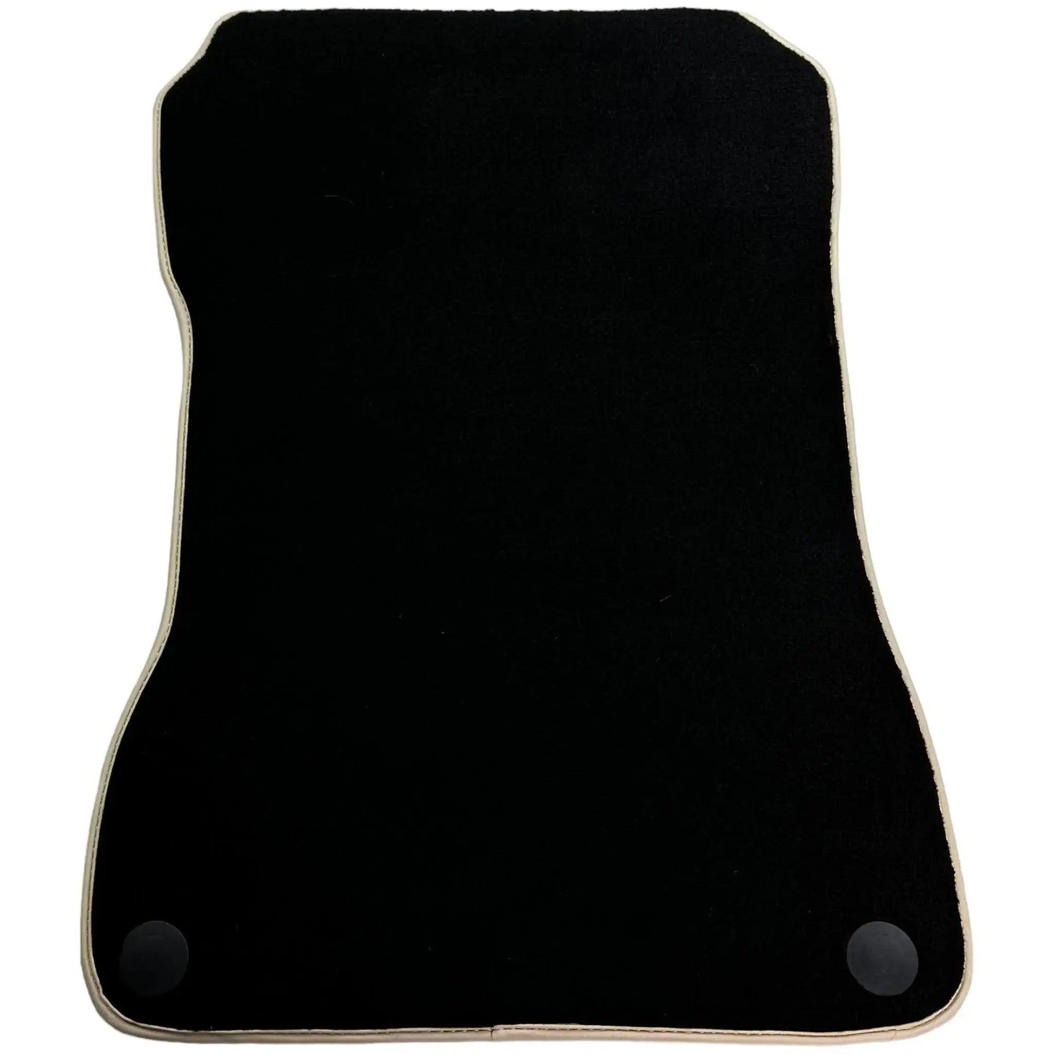 Black Floor Mats For Mercedes-Benz SLK-Class R171 (2004-2011) Beige Trim - AutoWin