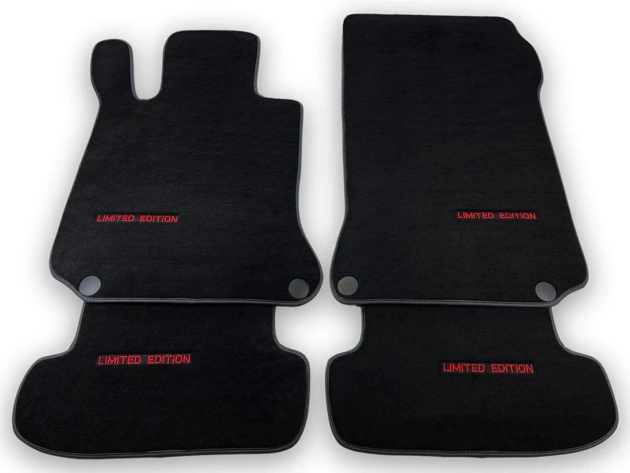 Black Floor Mats For Mercedes Benz X-Class W470 (2017-2023) | Limited Edition - AutoWin