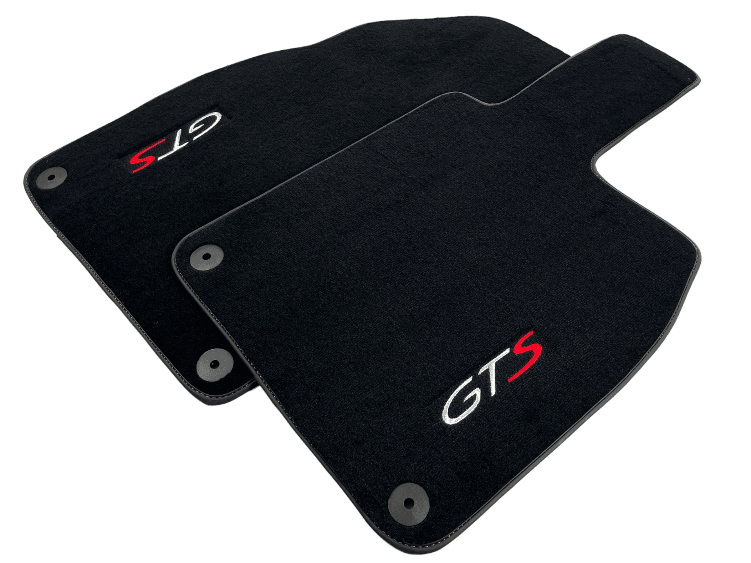 Black Floor Mats for Porsche 718 Cayman GTS (2017-2023) - AutoWin