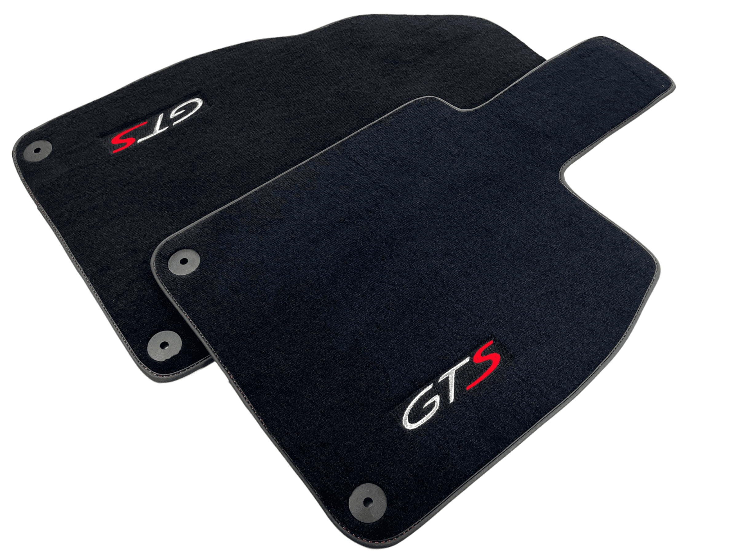 Black Floor Mats for Porsche 718 Cayman GTS (2017-2023) - AutoWin