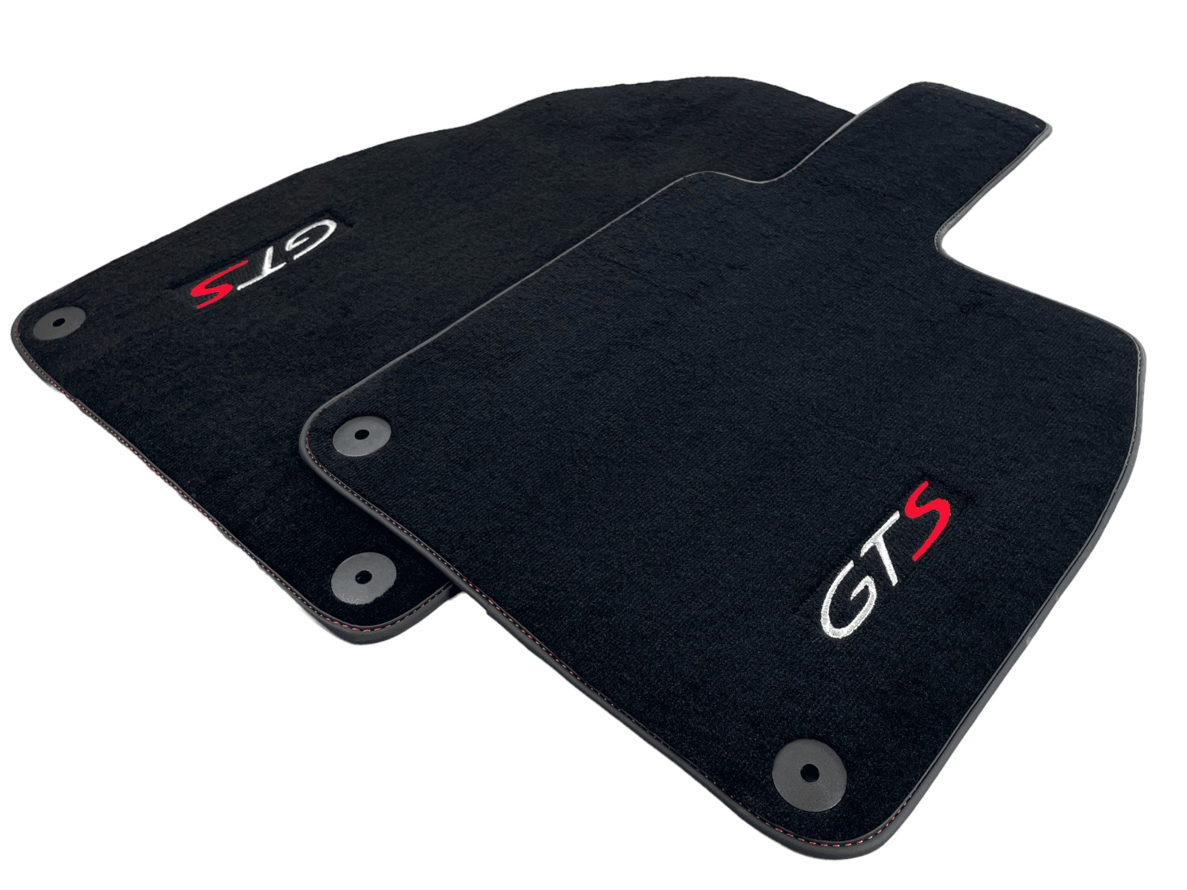 Black Floor Mats for Porsche 718 Cayman GTS (2017-2023) - AutoWin