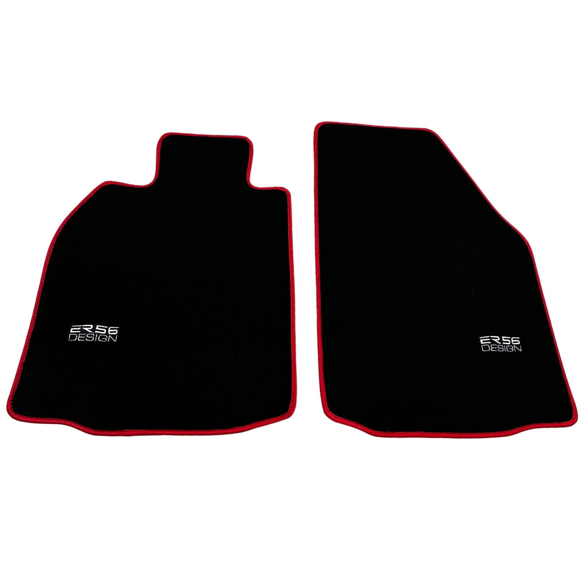 Black Floor Mats for Porsche 911 - 997 (2004-2012) ER56 Design - AutoWin