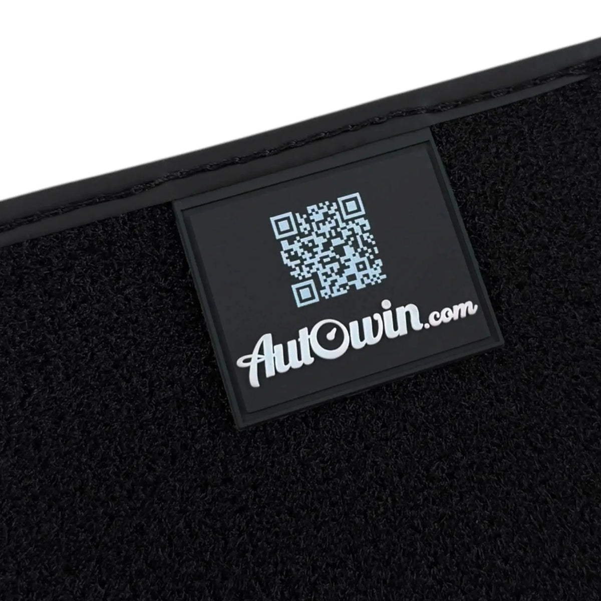 Black Floor Mats for Rolls Royce Phantom Sedan (2003-2016) with Green Leather Borders