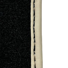 Black Floor Mats for Toyota Camry (2017-2023) Beige Trim - AutoWin