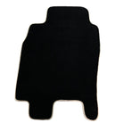 Black Floor Mats for Toyota Camry (2017-2023) Beige Trim - AutoWin