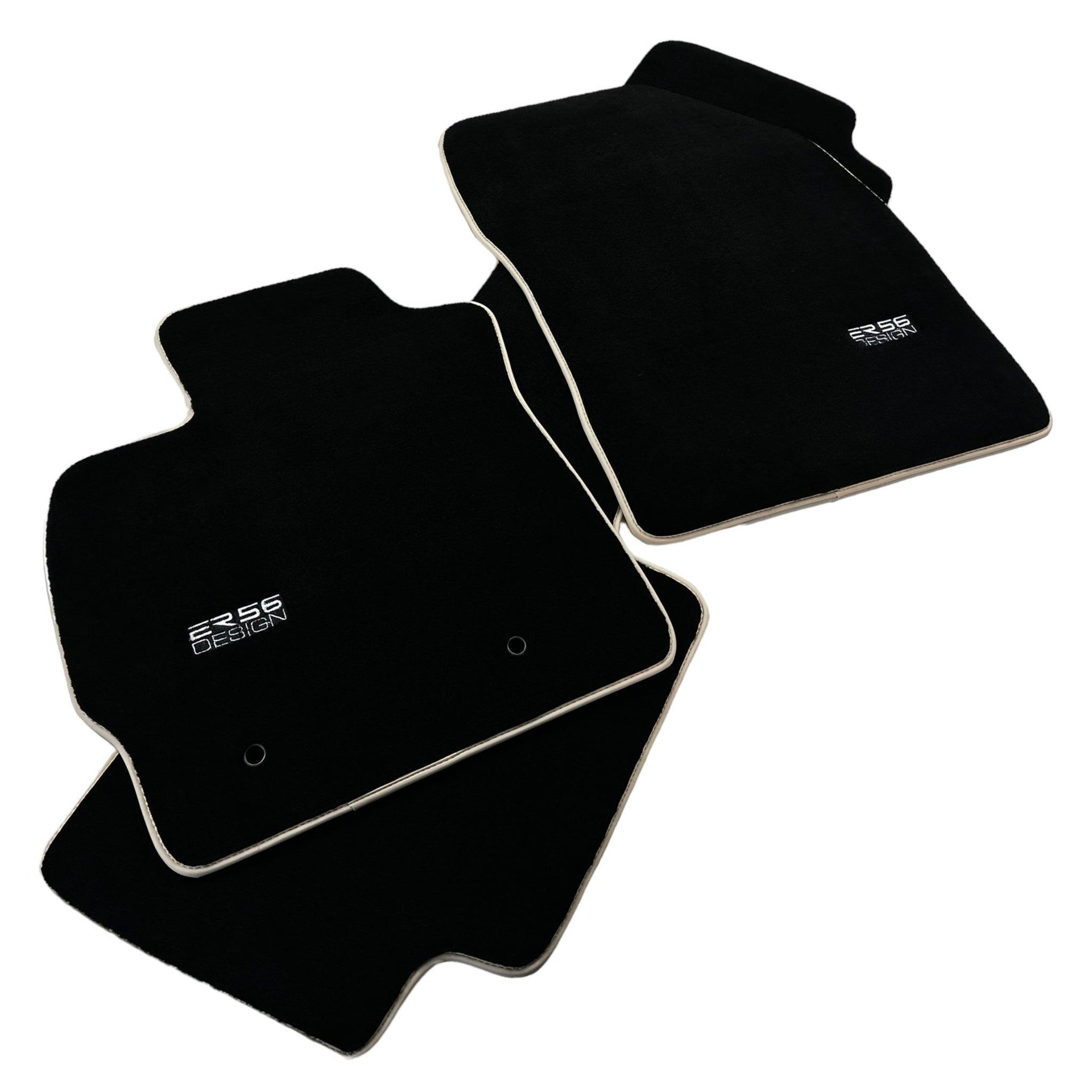 Black Floor Mats For Toyota Corolla E15 (2007-2014) ER56 Design - AutoWin