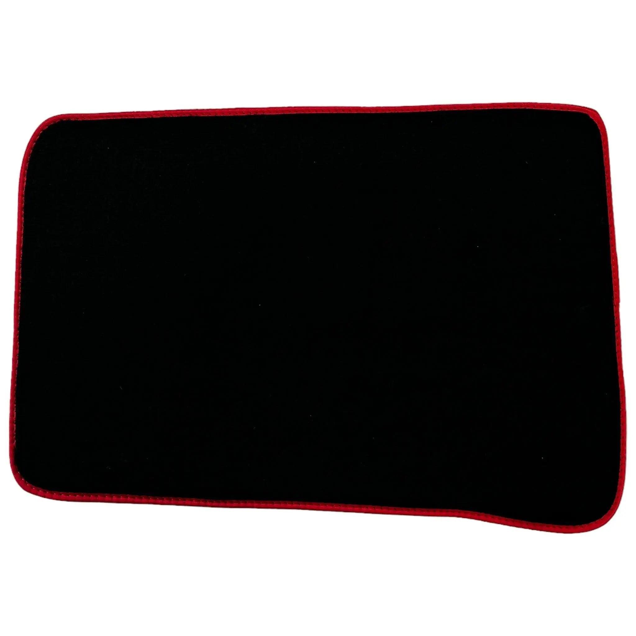 Black Floor Mats for Toyota Prius (2009-2012) with Red Trim - AutoWin