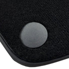 Black Luxury Floor Mats for Mercedes Benz C-Class W203 Sedan (2000-2007) | ER56 Design - AutoWin